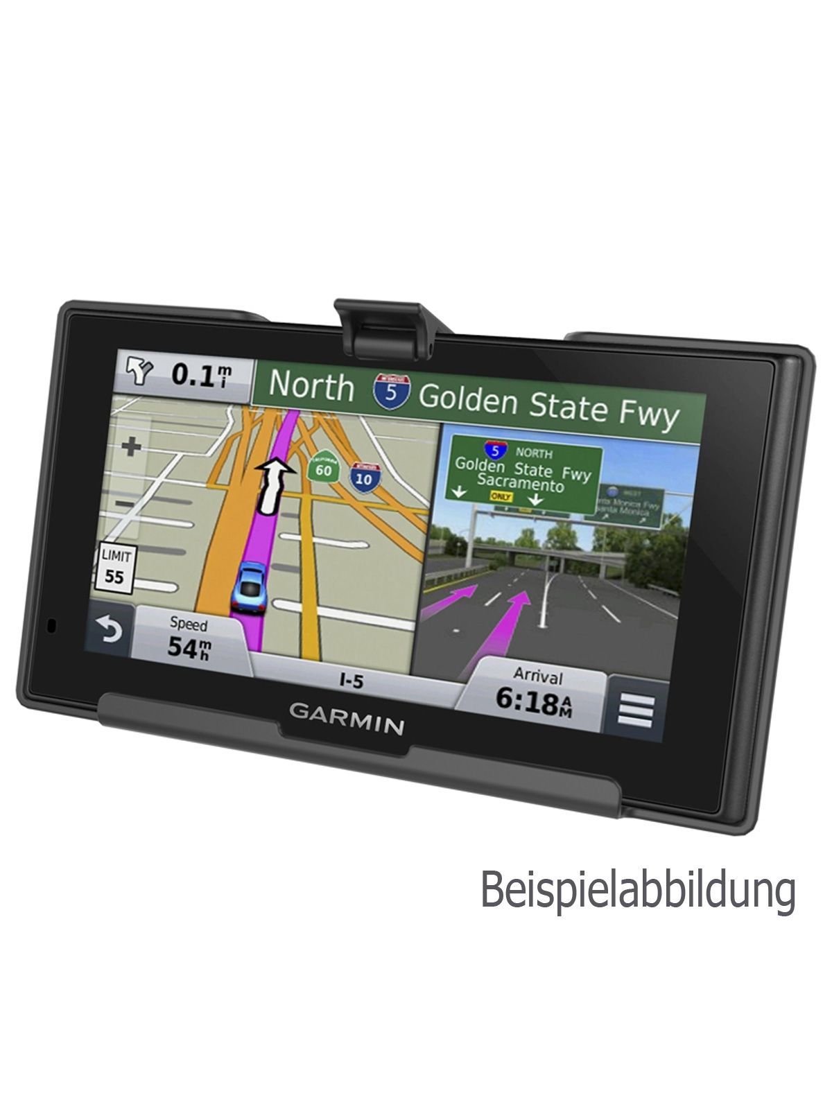 RAM Mounts Gerätehalteschale für Garmin Nüvi 2689LMT (ohne Schutzhüllen) - Diamond-Anbindung (Trapez), Schrauben-Set, im Polybeutel