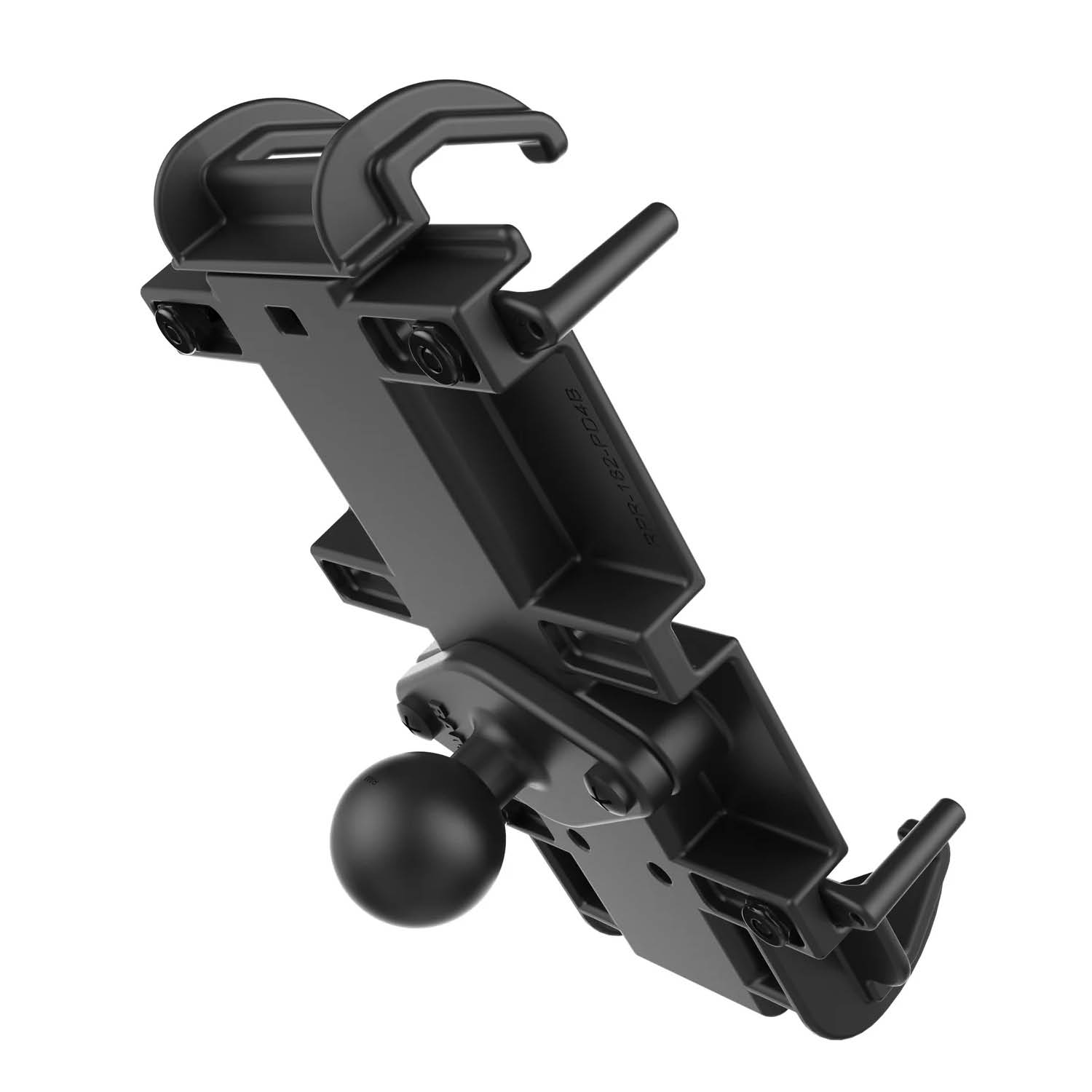 RAM Mounts Quick-Grip XL Universalhalterung für große Smartphones - Bis 92,07 mm Breite - Inkl. Trapez-Basisplatte (B-Kugel - 1 Zoll) - Schrauben-Set RAM Mounts Quick-Grip XL Universalhalterung für große Smartphones - Bis 92,07 mm Breite - Inkl. Trapez-Basisplatte (B-Kugel - 1 Zoll) - Schrauben-Set