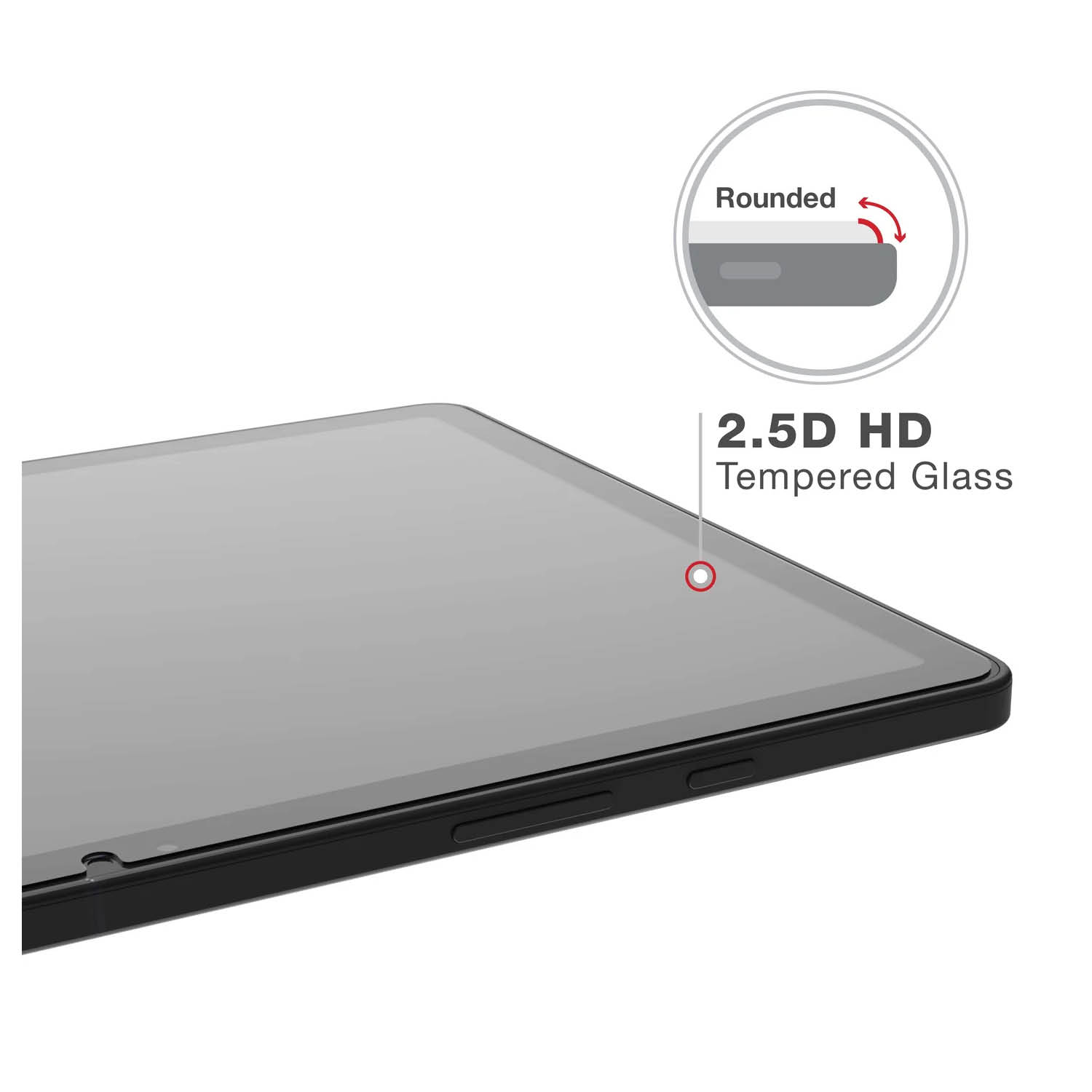 RAM Mounts Bildschirmschutz für Samsung Tab A9+ in IntelliSkin® Next Gen Ladeschutzhüllen