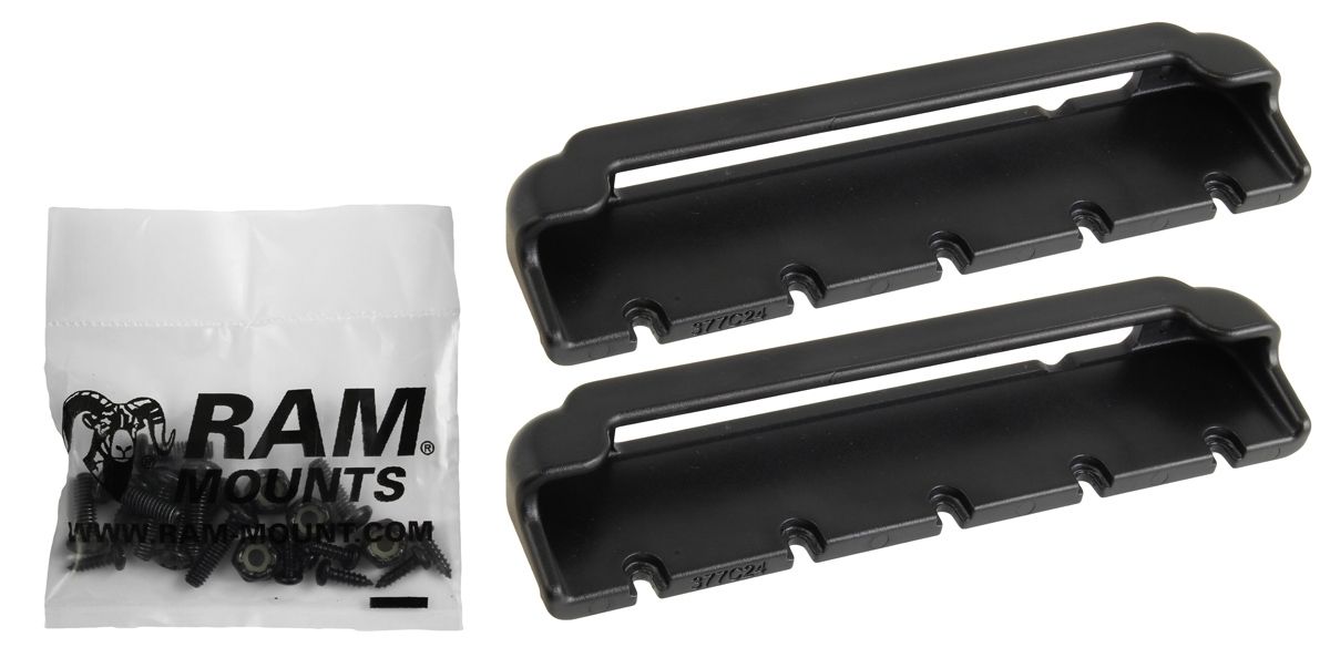 RAM Mounts Tab-Tite Endkappen für 7 Zoll Tablets inkl. Samsung Tab 4 8.0/Tab E 8.0 (ohne Schutzgehäuse/-hüllen) - Schrauben-Set