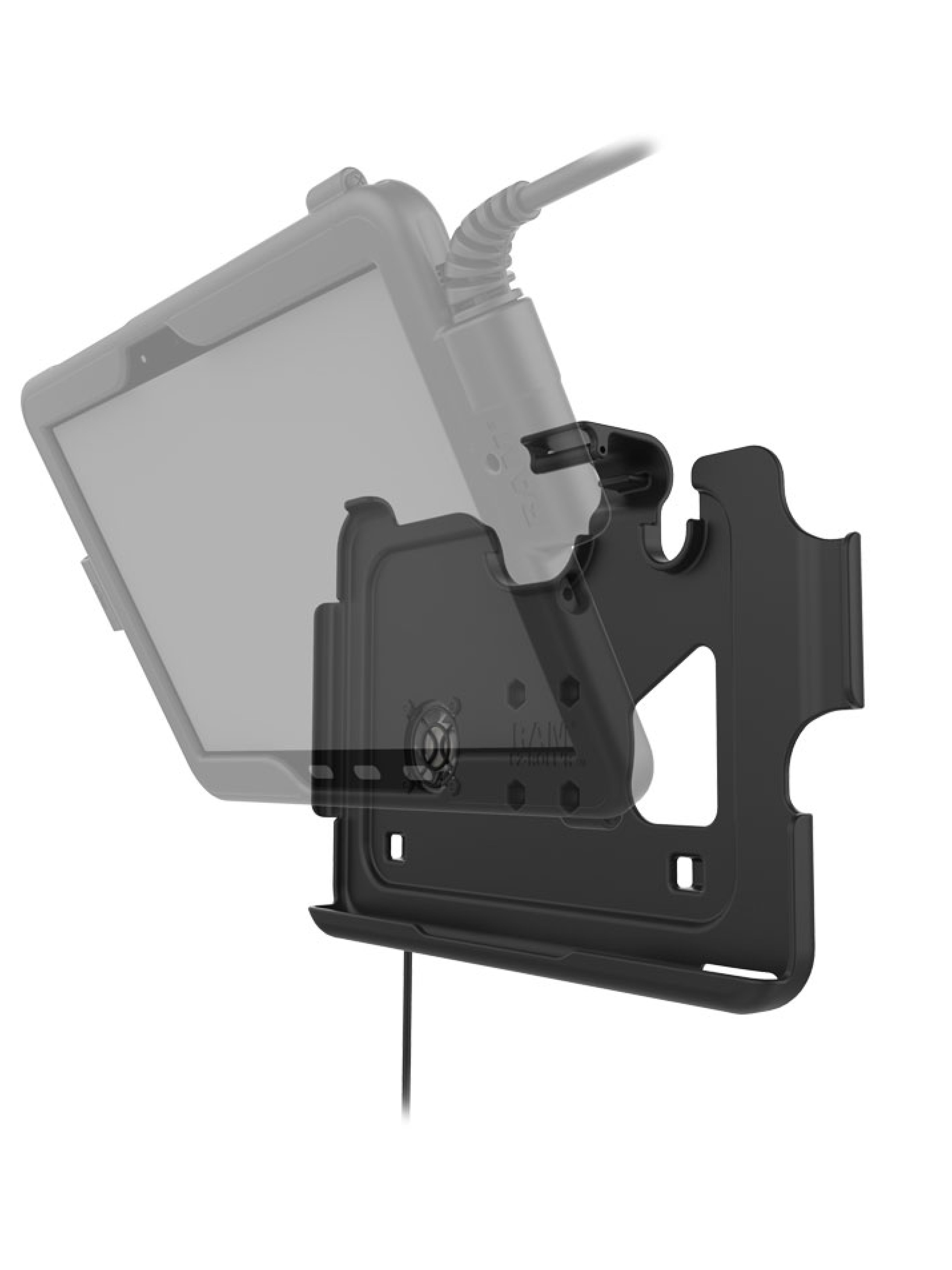 RAM Mounts Tough-Case Halteschale Samsung Tab Active4 Pro & Active5 Pro - mit Ventilator - AMPS-Aufnahme