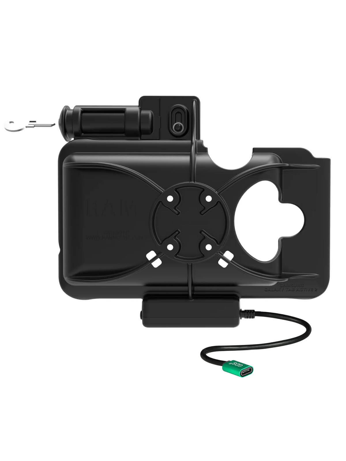 RAM Mounts Form-Fit Halteschale (Schlüsselverriegelung) für Samsung Tab Active3 & Active5 - in OEM/RAM Schutzhülle - USB-C-Anschluss RAM Mounts Form-Fit Halteschale (Schlüsselverriegelung) für Samsung Tab Active3 & Active5 - in OEM/RAM Schutzhülle - USB-C-Anschluss
