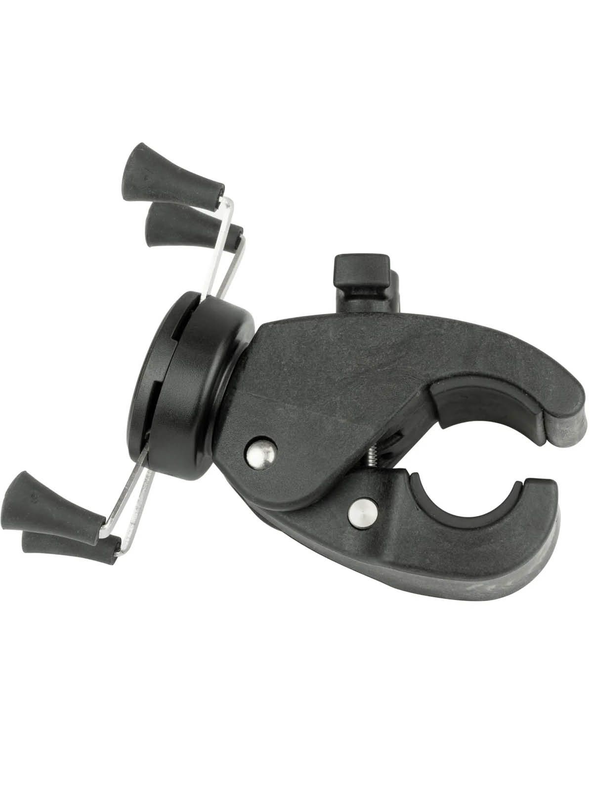RAM Mounts X-Grip Low Profile Klemm-Halterung für Smartphones - Bis 82,55 mm Breite - Tough-Claw Groß (Durchmesser 25,4 mm bis 40,64 mm) - Direktanbindung
