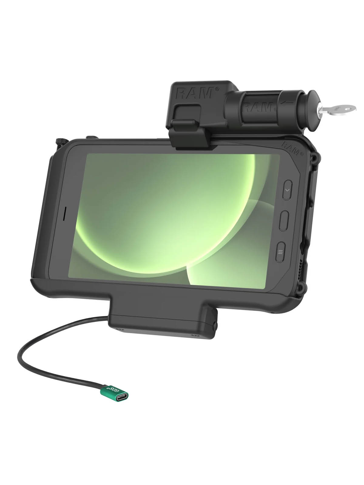 RAM Mounts Form-Fit Halteschale (Schlüsselverriegelung) für Samsung Tab Active3 & Active5 - in OEM/RAM Schutzhülle - USB-C-Anschluss RAM Mounts Form-Fit Halteschale (Schlüsselverriegelung) für Samsung Tab Active3 & Active5 - in OEM/RAM Schutzhülle - USB-C-Anschluss