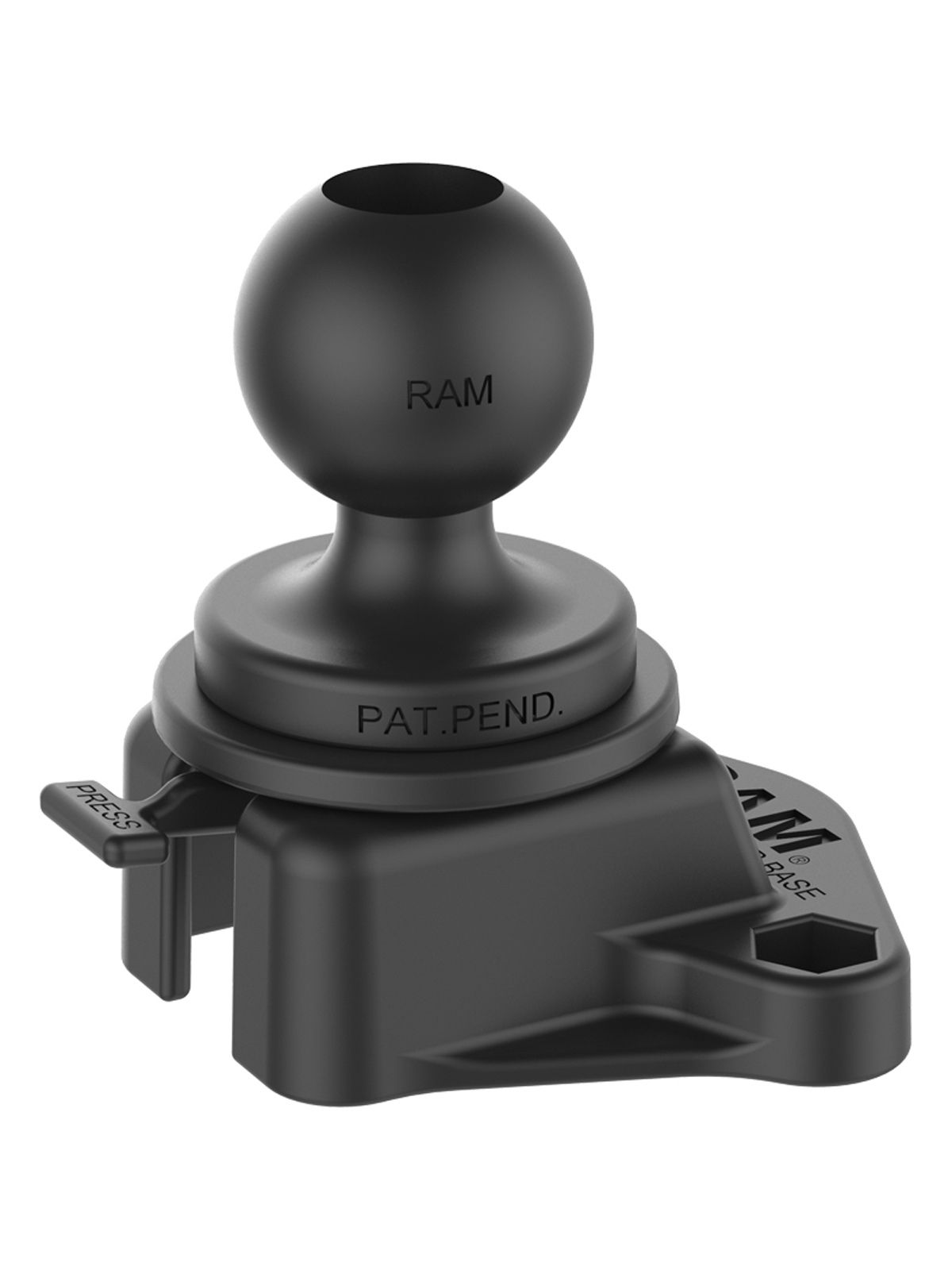 UNPD RAM SMALL TRACK BASE W 1" BALL