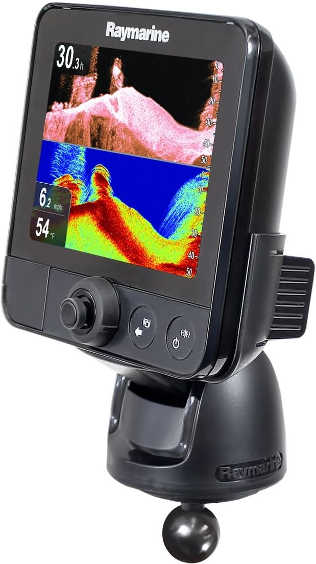 RAM 1" BASE & RAYMARINE DRAGONFLY