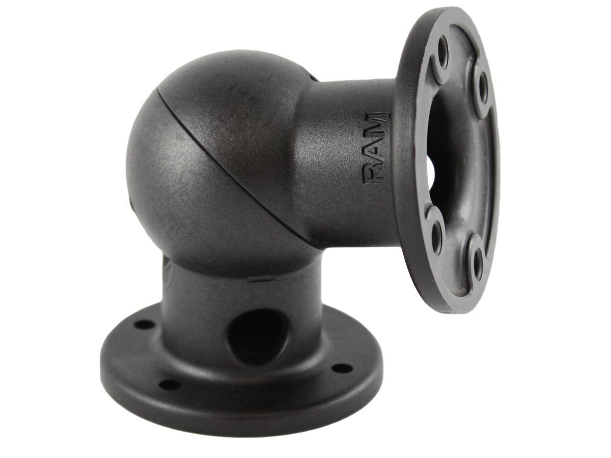 RAM 45 DEG. ADJ. BASE W/ FLANGES