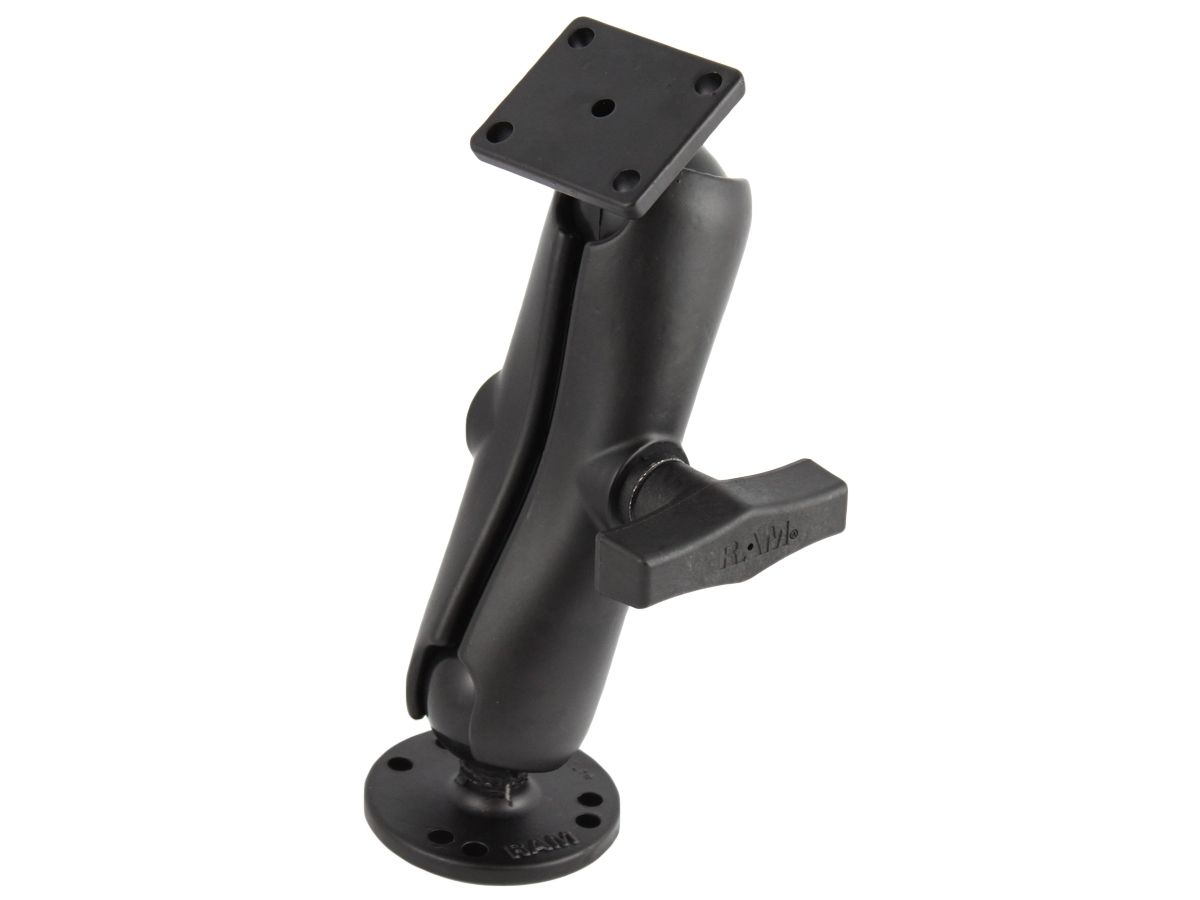 UNPKD RAM MNT W/ ROUND AND AMPS BASES