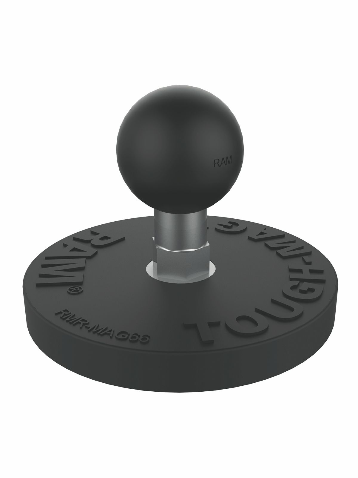 RAM Mounts Tough-Mag Basisplatte - C-Kugel (1,5 Zoll), magnetisch, 66 mm Durchmesser