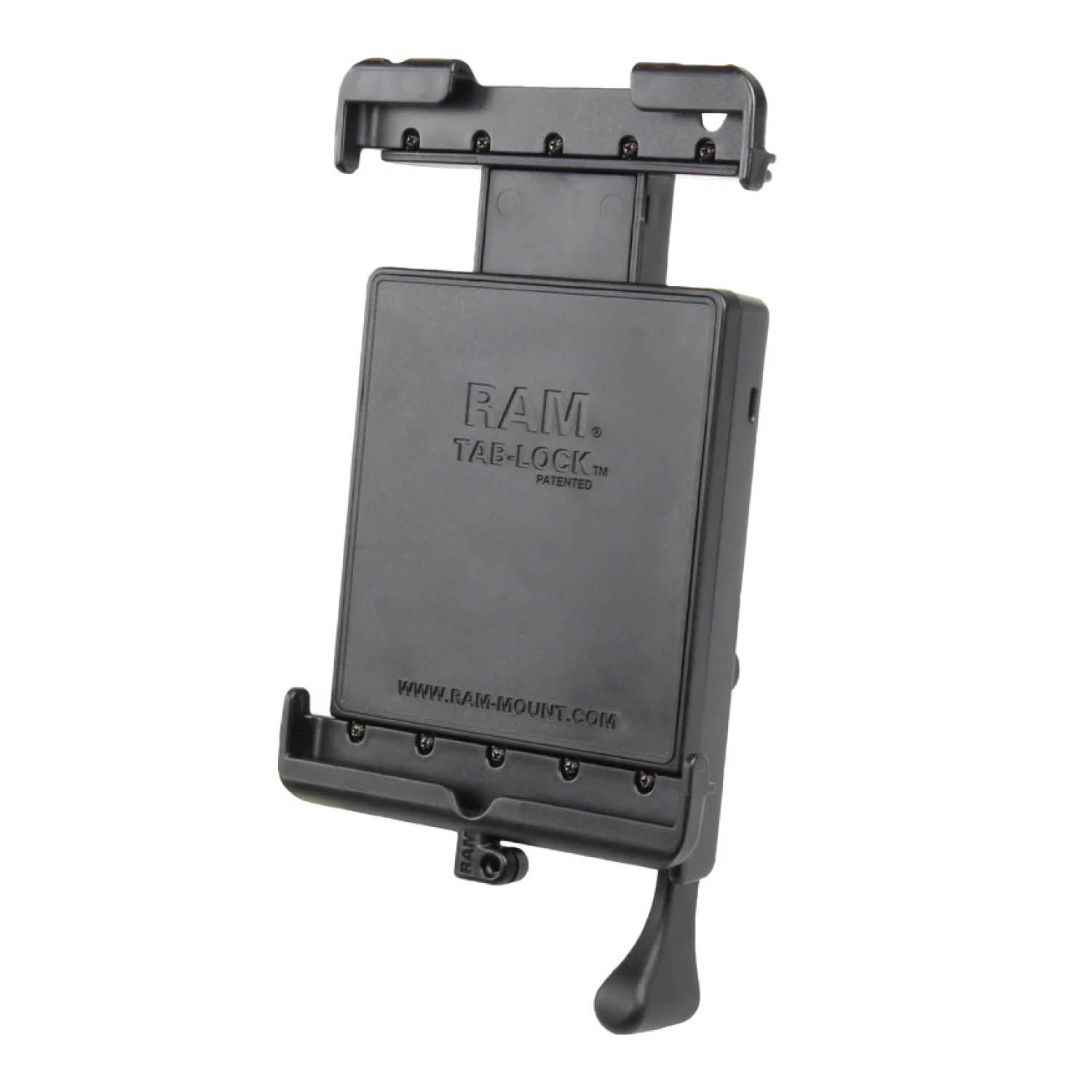 RAM Mounts Tab-Lock (abschließbar) Universal Halteschale für Apple iPad mini 1-3 (ohne Schutzhüllen) - AMPS-Aufnahme, Schrauben-Set
