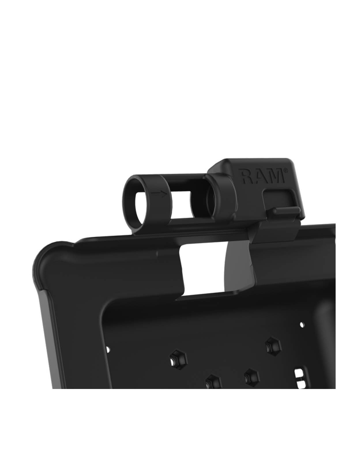 RAM Mounts Form-Fit Halteschale (Schnappverschluss) für Zebra ET5x (10.1“) Serie - Mit Rugged Boot