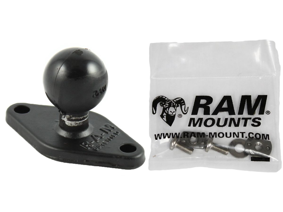 UNPKD RAM 2 7/16" X 1 5/16" BASE W/ HARD