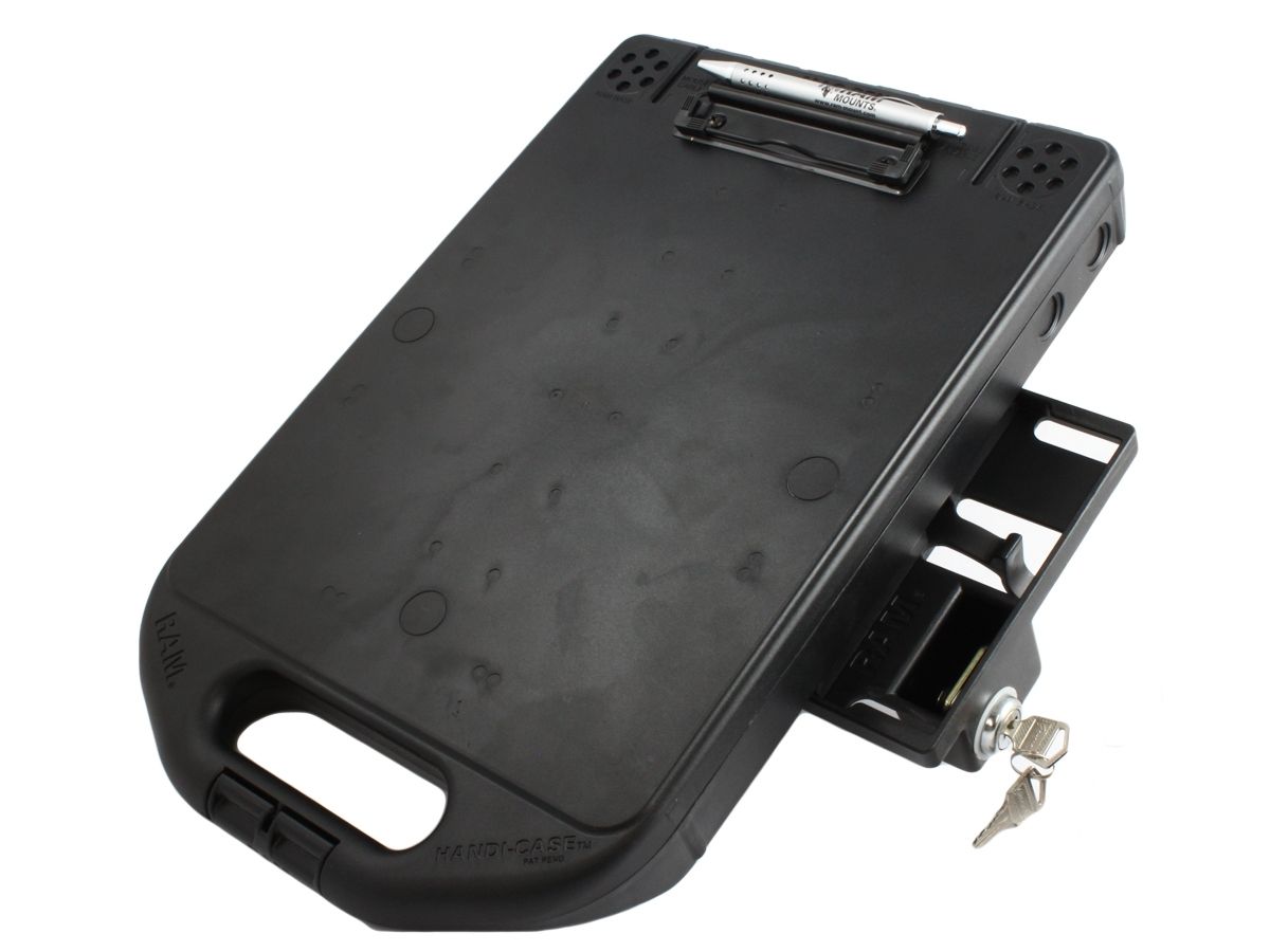 RAM Mounts Verbundstoff Aufbewahrungs-Box (ca. 31x25x3,5 cm) mit seitlichem Verschlussmechanismus - im Polybeutel