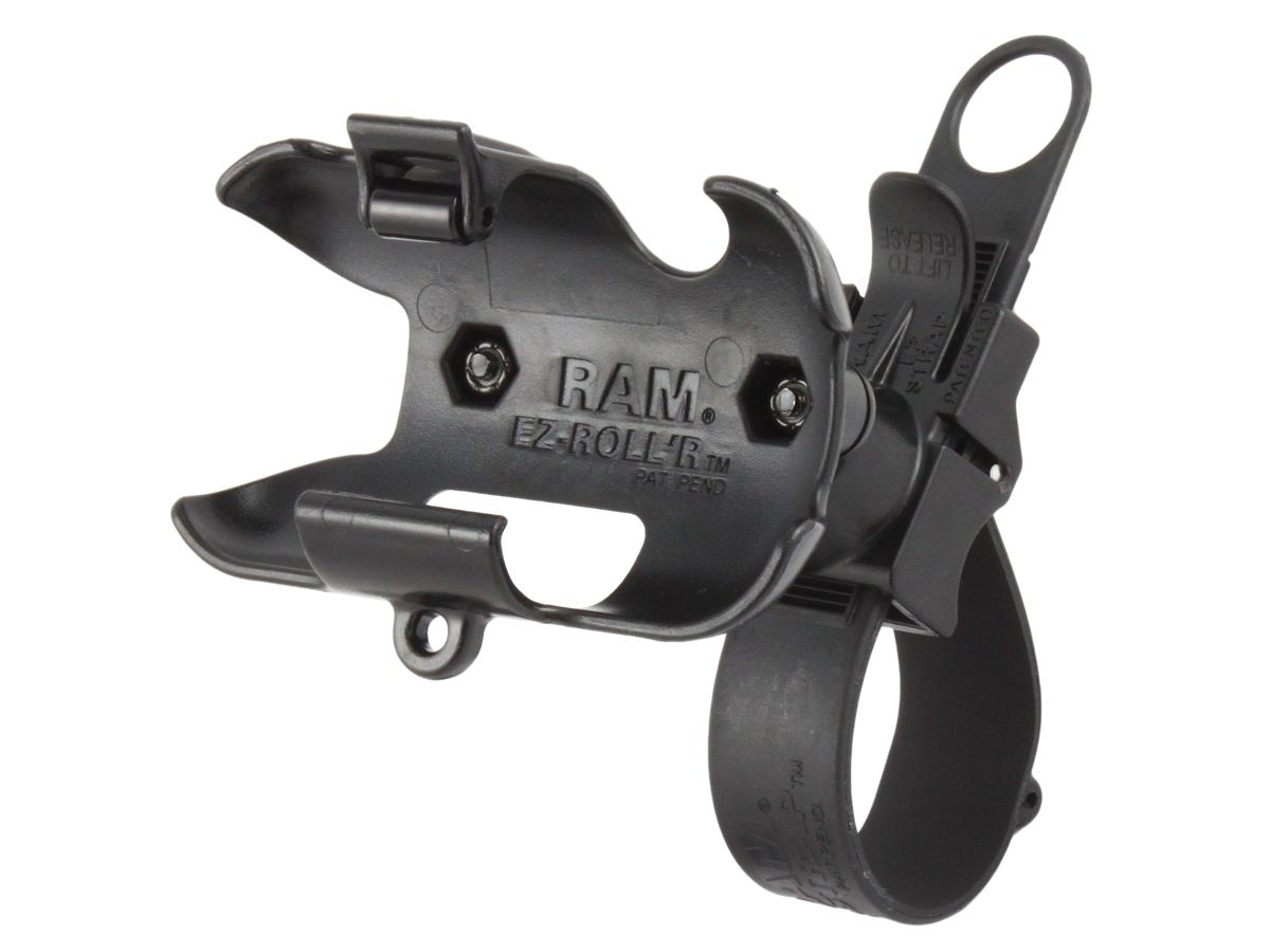 RAM Mounts EZ-Strap Lenkerhalterung für Garmin Dakota Serie - Verbundstoff, Gummiband, kurzer Arm