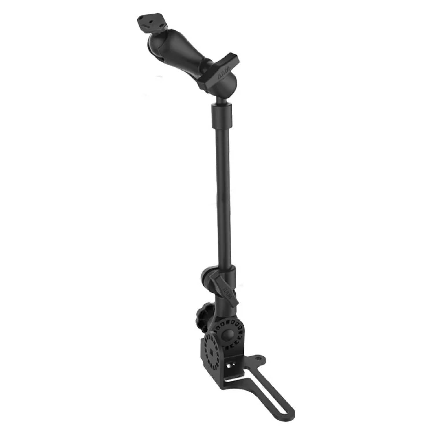RAM Mounts Pod HD Universal Fahrzeughalterung - C-Kugel (1,5 Zoll), max. 80 cm hoch, mittlerer Verbindungsarm, Diamond Basisplatte, 2-Loch AMPS