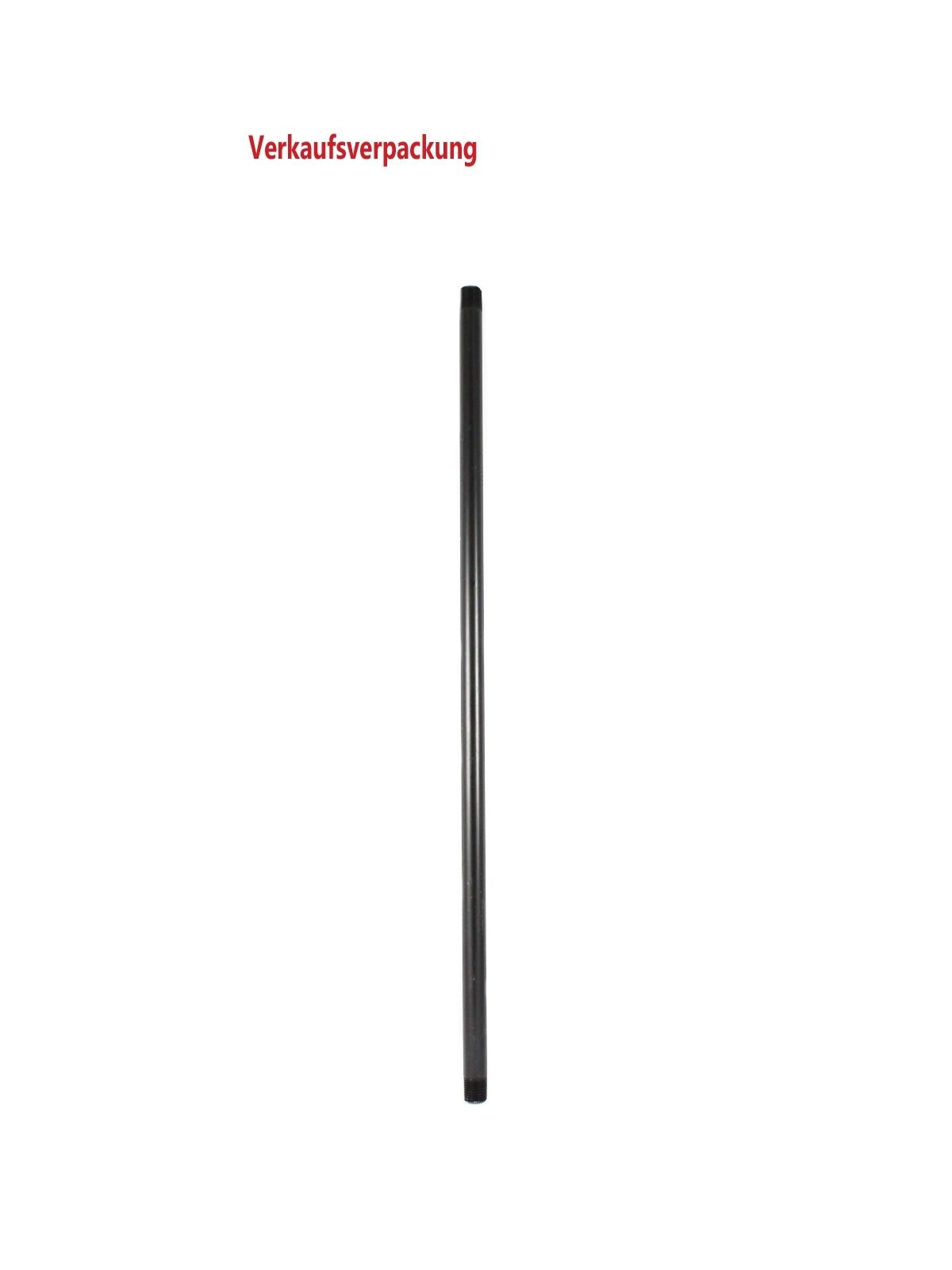 1/2" X 24" LONG PIPE NIPPLE ALUMINUM