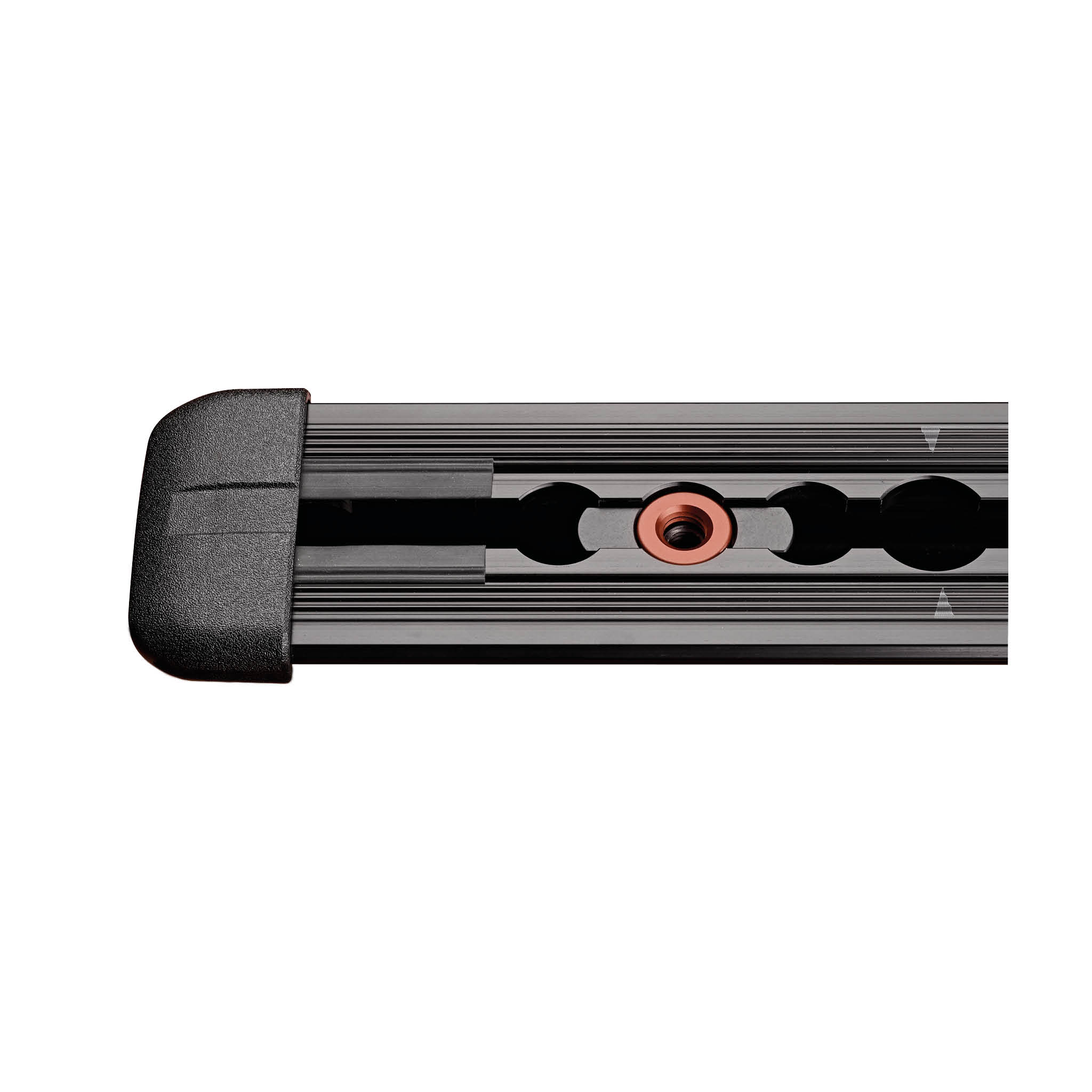 UAP4R RAM Adapterplatte, schwarz eloxiert (für VWT5-T7/MB Vito, PSA)