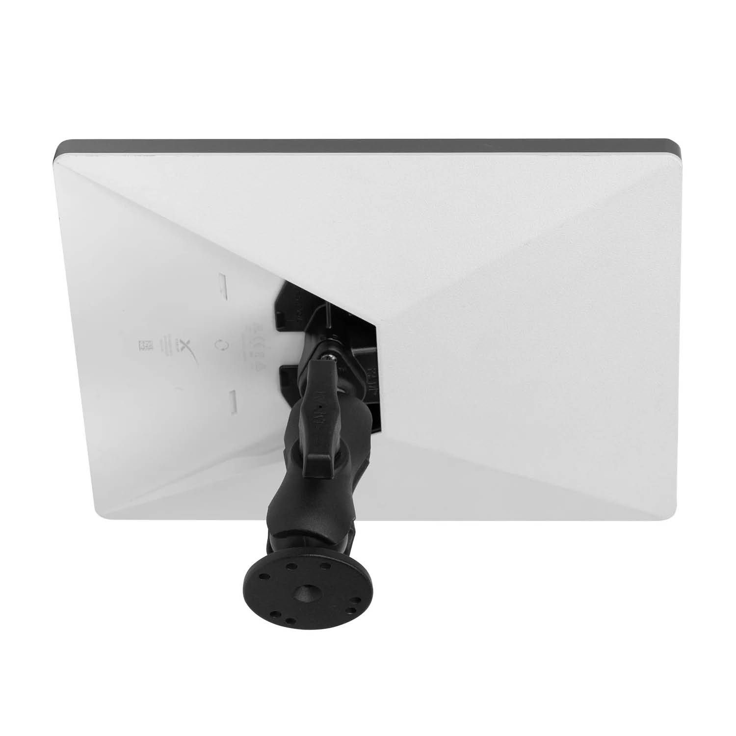RAM Mounts Aufbauhalterung für Starlink Mini - C-Kugel (1,5 Zoll), kurzer Verbindungsarm, 4-Loch AMPS