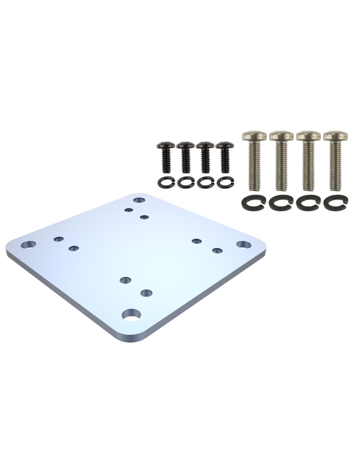 RAM Mounts Montageplatte für VESA-Monitore (60x60 mm) - inkl. Schrauben-Set