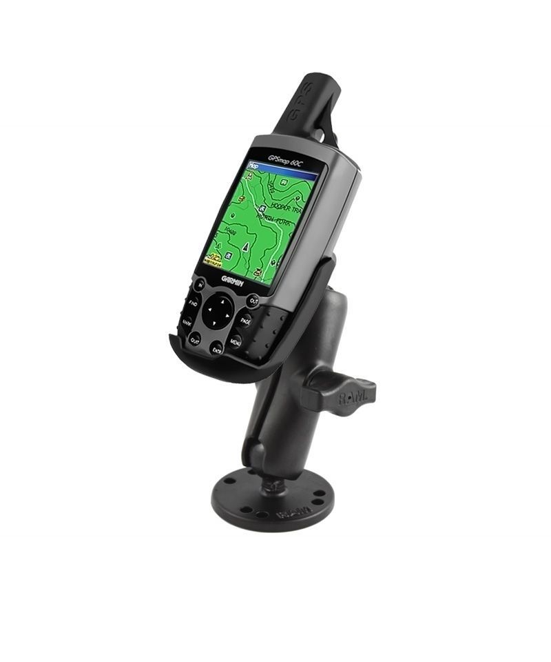 RAM Mounts Aufbau-Halterung Garmin GPSMAP 60 - B-Kugel (1 Zoll), mittlerer Verbindungsarm