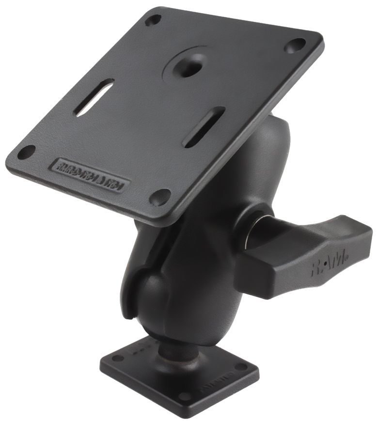 RAM® Double Ball Mount with 75x75mm VESA Plate and AMPS Plate