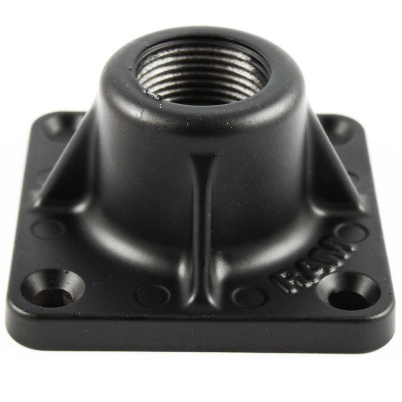 UNPKD RAM SQ. BASE W/ 1" NPT 90 DEG HOLE