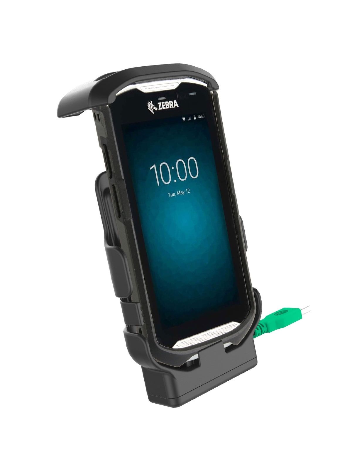 RAM Mounts Form-Fit Halteschale für Zebra TC51, TC52, TC56 & TC57 - Mit und Ohne Rugged Case - USB-A-Anschluss