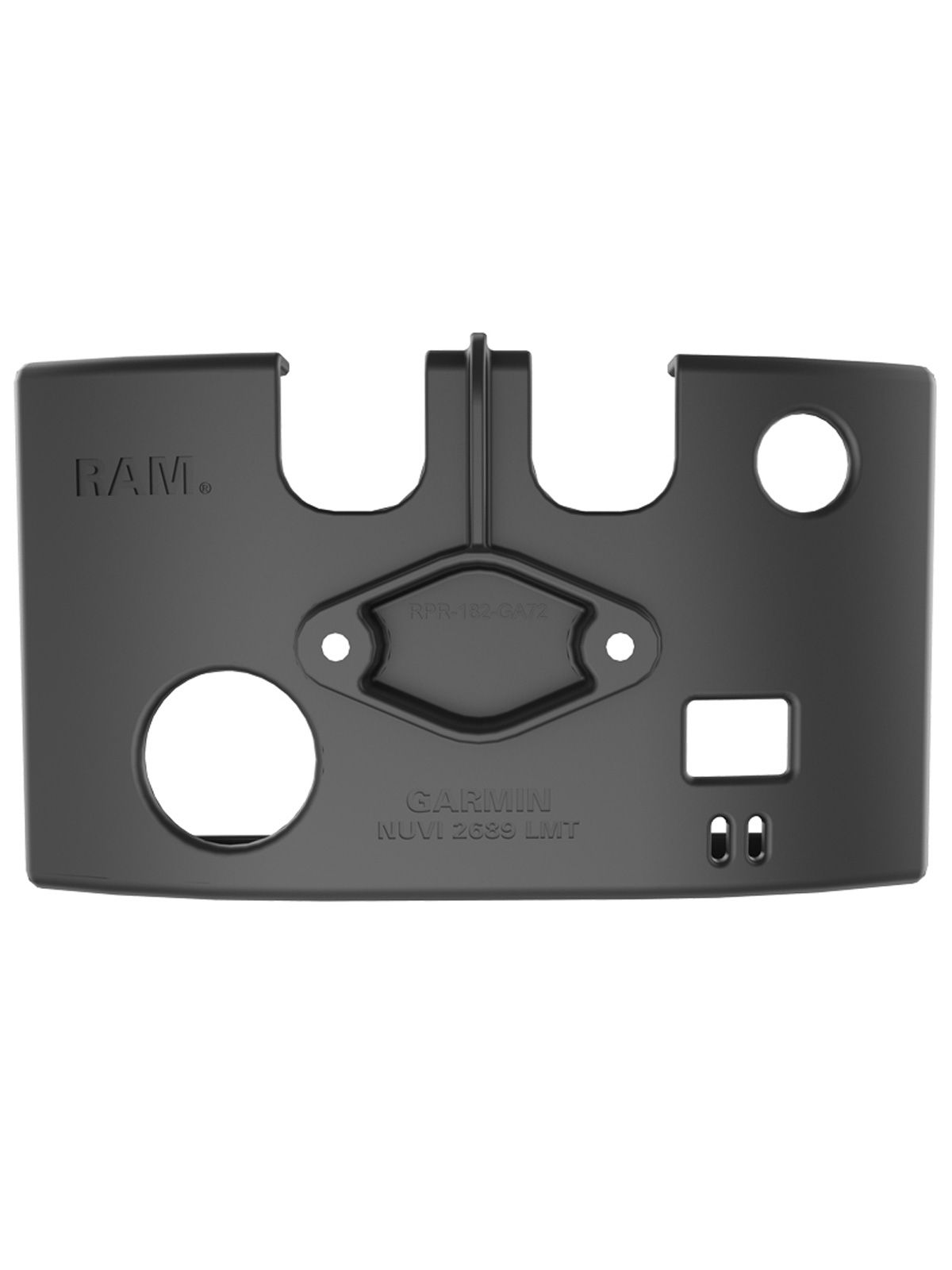 RAM Mounts Gerätehalteschale für Garmin Nüvi 2689LMT (ohne Schutzhüllen) - Diamond-Anbindung (Trapez), Schrauben-Set, im Polybeutel