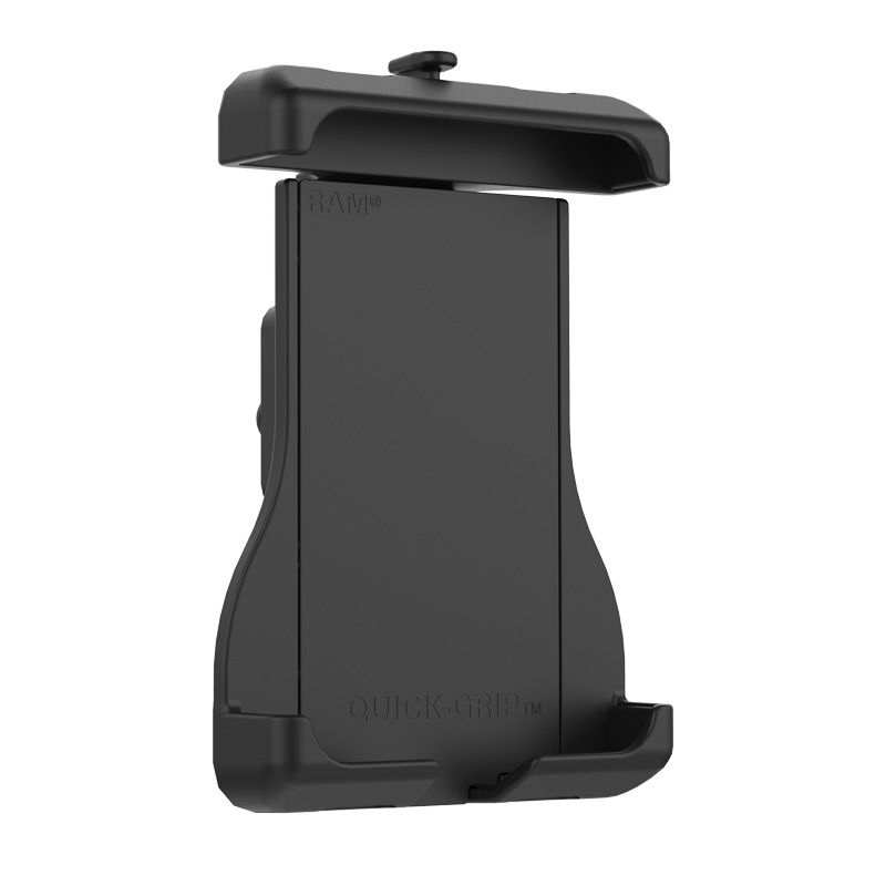 RAM Mounts Quick-Grip Halteschale für Apple MagSafe kompatible Smartphones - inkl. Trapez-Basisplatte, B-Kugel (1 Zoll)