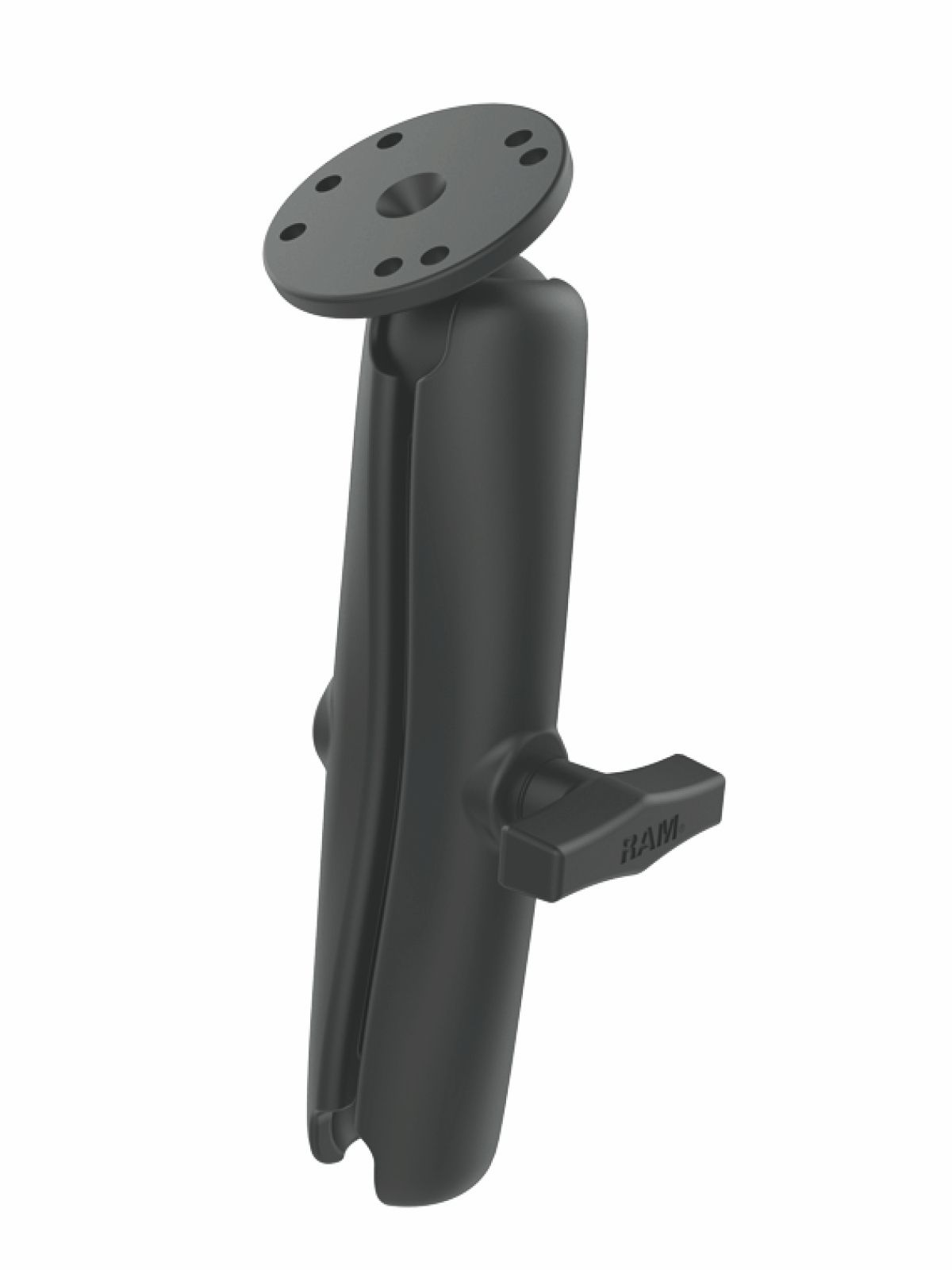 RAM Mounts Set - C-Kugel (1,5 Zoll), langer Verbindungsarm, runde Basisplatte (AMPS)