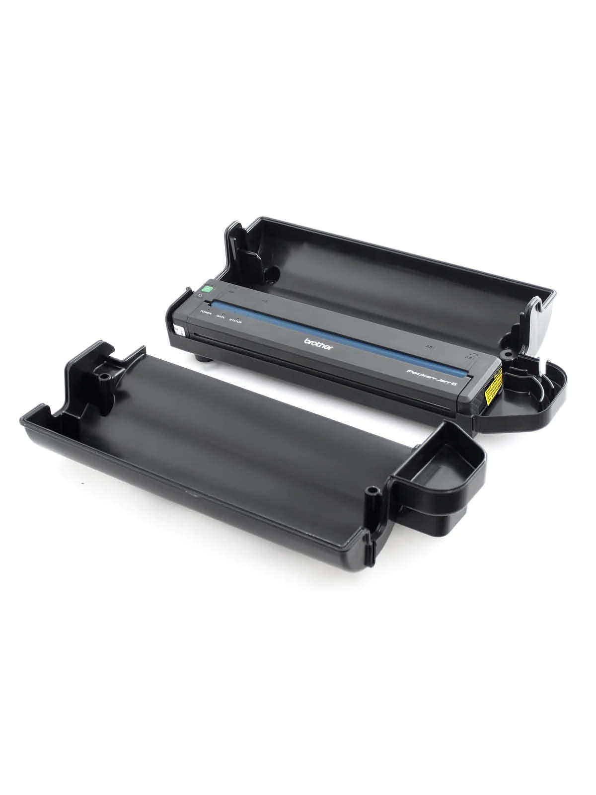 RAM Mounts Drucker-Rohrhalterung für Brother PocketJet 7 / 6/6 Plus / 673 - Doppel-Klemmschelle, mittlerer Verbindungsarm, runde Basisplatte (AMPS), C-Kugel (1,5 Zoll)