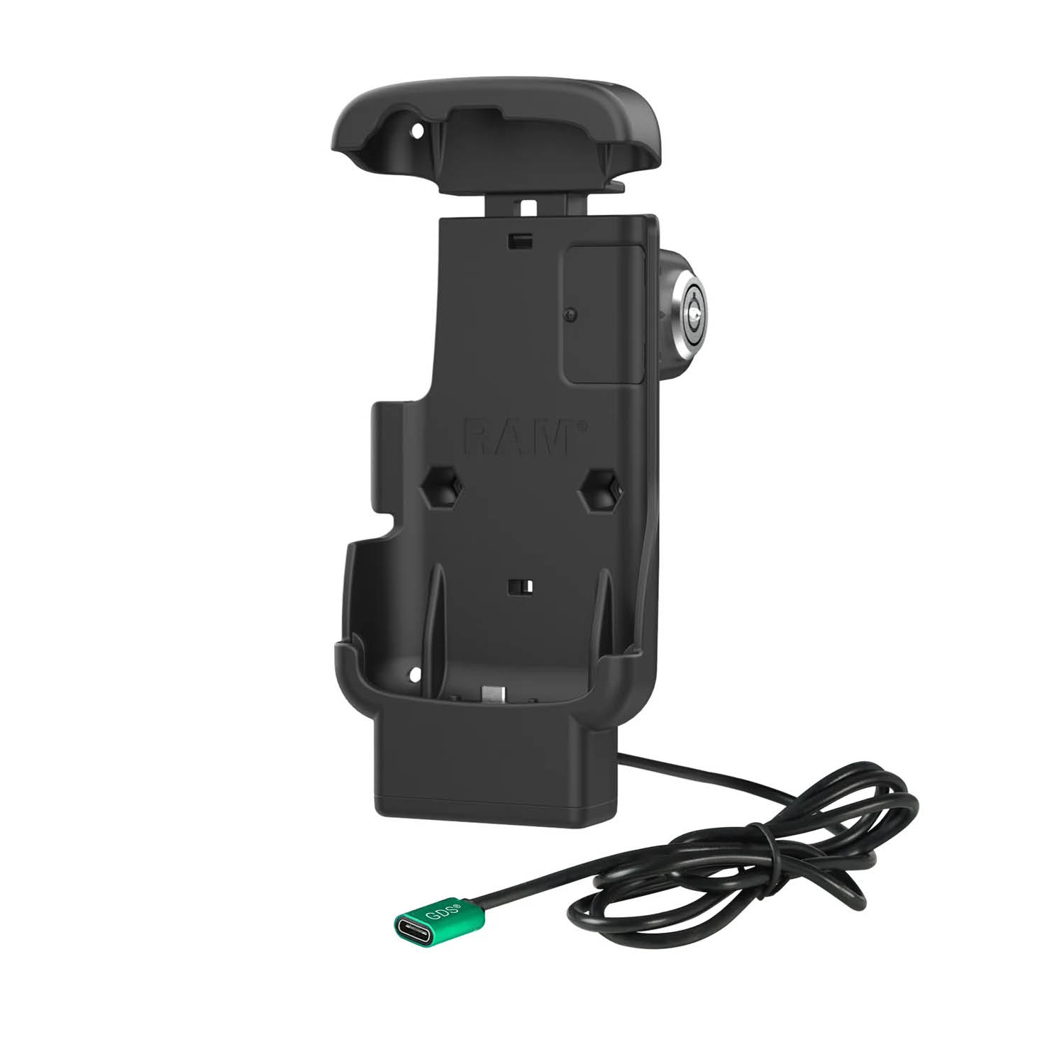 RAM Mounts Form-Fit Halteschale (Schlüsselverriegelung) für Zebra TC22 & TC27 - In Rugged Boot - USB-C-Anschluss - 2-Loch AMPS RAM Mounts Form-Fit Halteschale (Schlüsselverriegelung) für Zebra TC22 & TC27 - In Rugged Boot - USB-C-Anschluss - 2-Loch AMPS