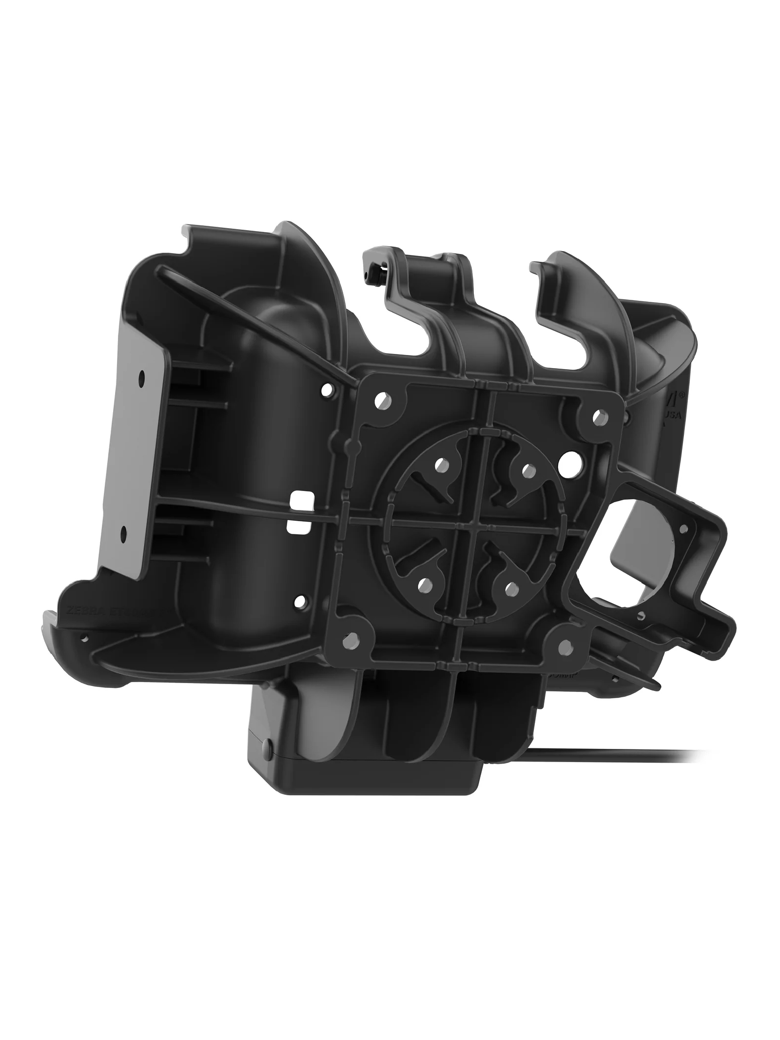 RAM Mounts GDS EZ-Roll'r Halteschale für Zebra ET40 & ET45 (8") Tablets in IntelliSkin Schutzhülle - USB-C-Anschluss