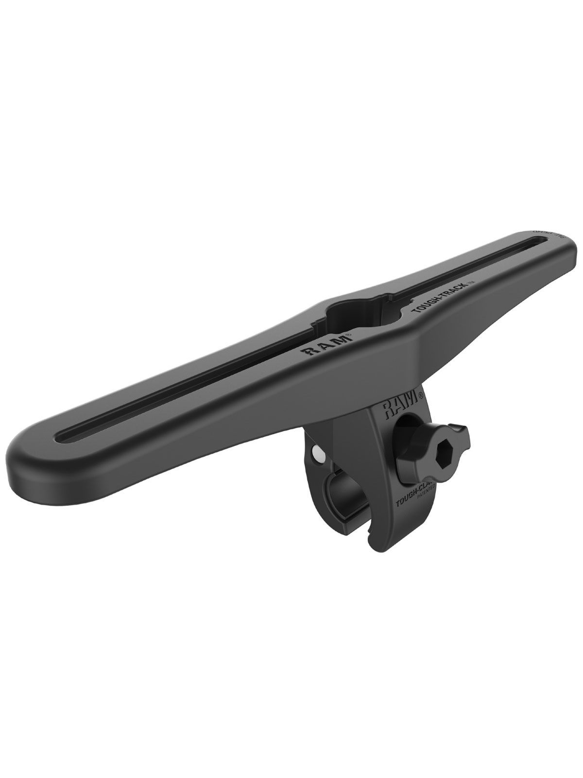 RAM Mounts Tough-Track Schiene mit Tough-Claw klein (Durchmesser 15,9-29,0 mm) - Schienen-Innenlänge ca. 270 mm