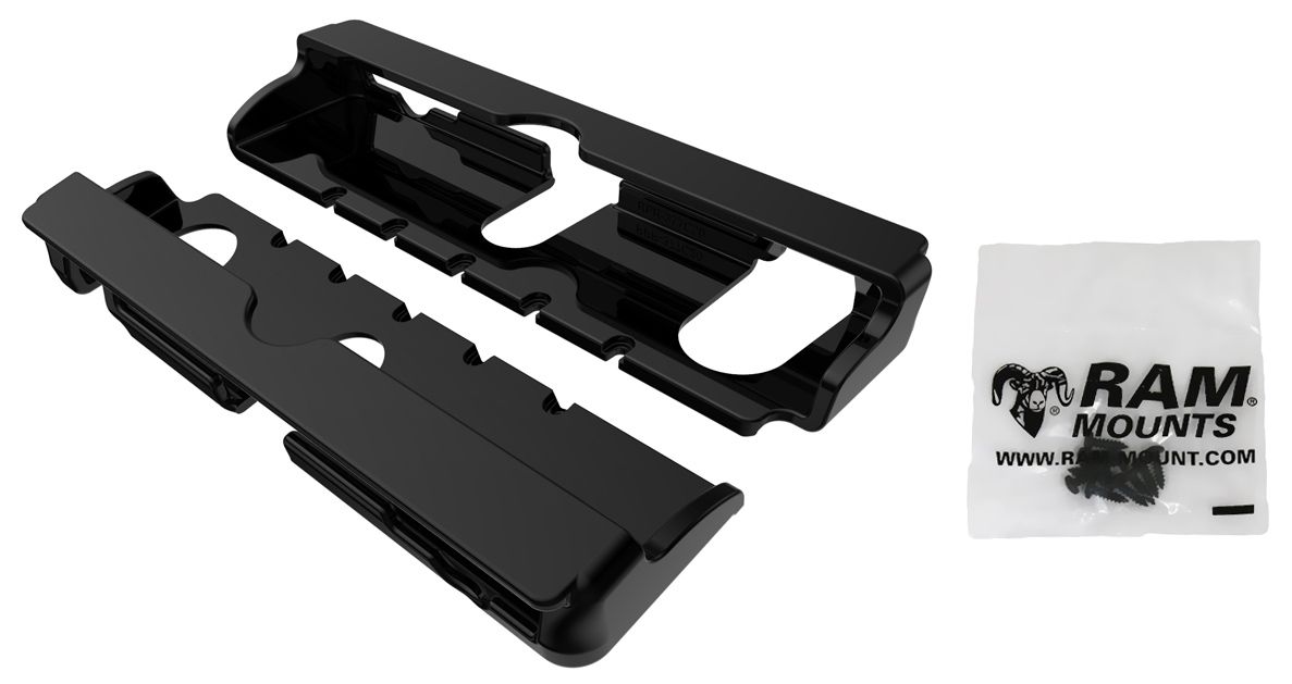RAM Mounts Tab-Tite Endkappen für 9-10.5 Zoll Tablets (mit Schutzhülle) - Schrauben-Set