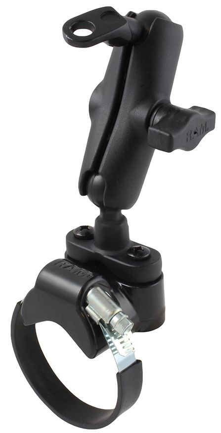 RAM Mounts Lenker-/Rohr-Set - B-Kugel (1 Zoll), Rohrschelle, mittlerer Verbindungsarm, Adapter-Kugel (9 mm Bohrung)