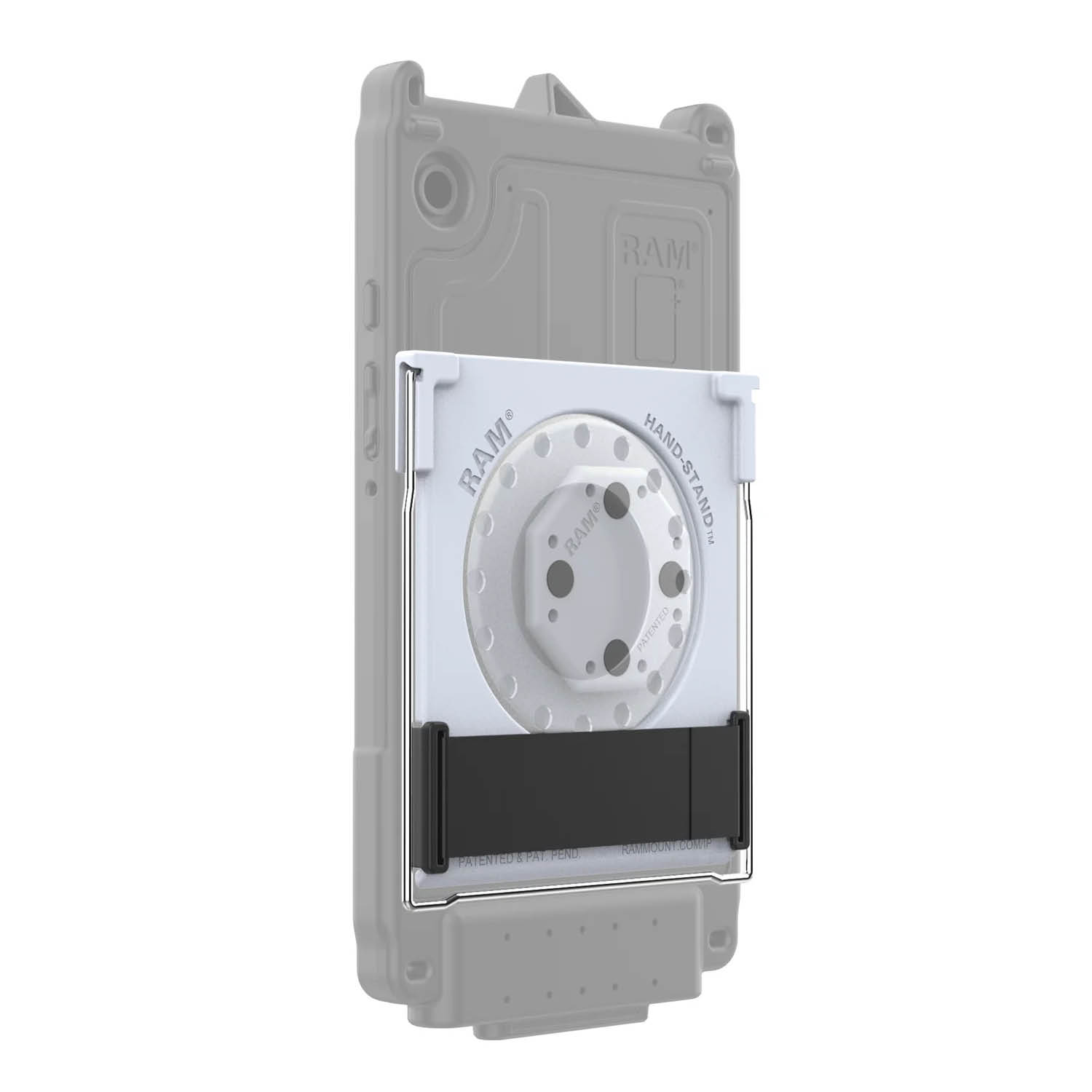 RAM Mounts GDS Tischständer mit Handschlaufe für Uni-Conn Adapter - Grau