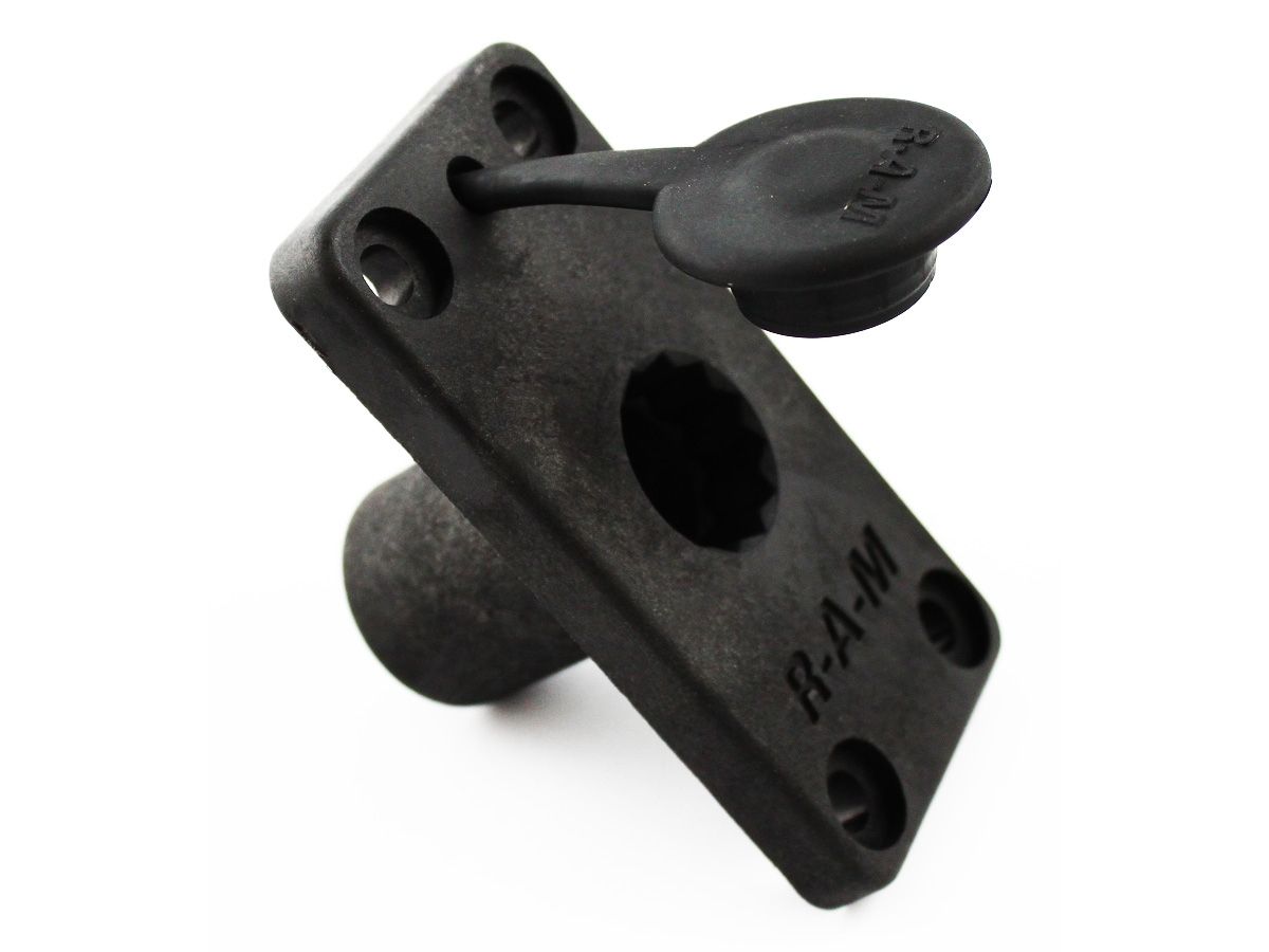 RAM Mounts Flush-Basis für Angelrutenhalter - mit Abdeckkappe
