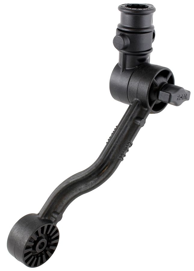 RAM Mounts Ratchet Verlängerungsarm (ca. 200 mm) für Angelrutenhalter - Verbundstoff, im Polybeutel