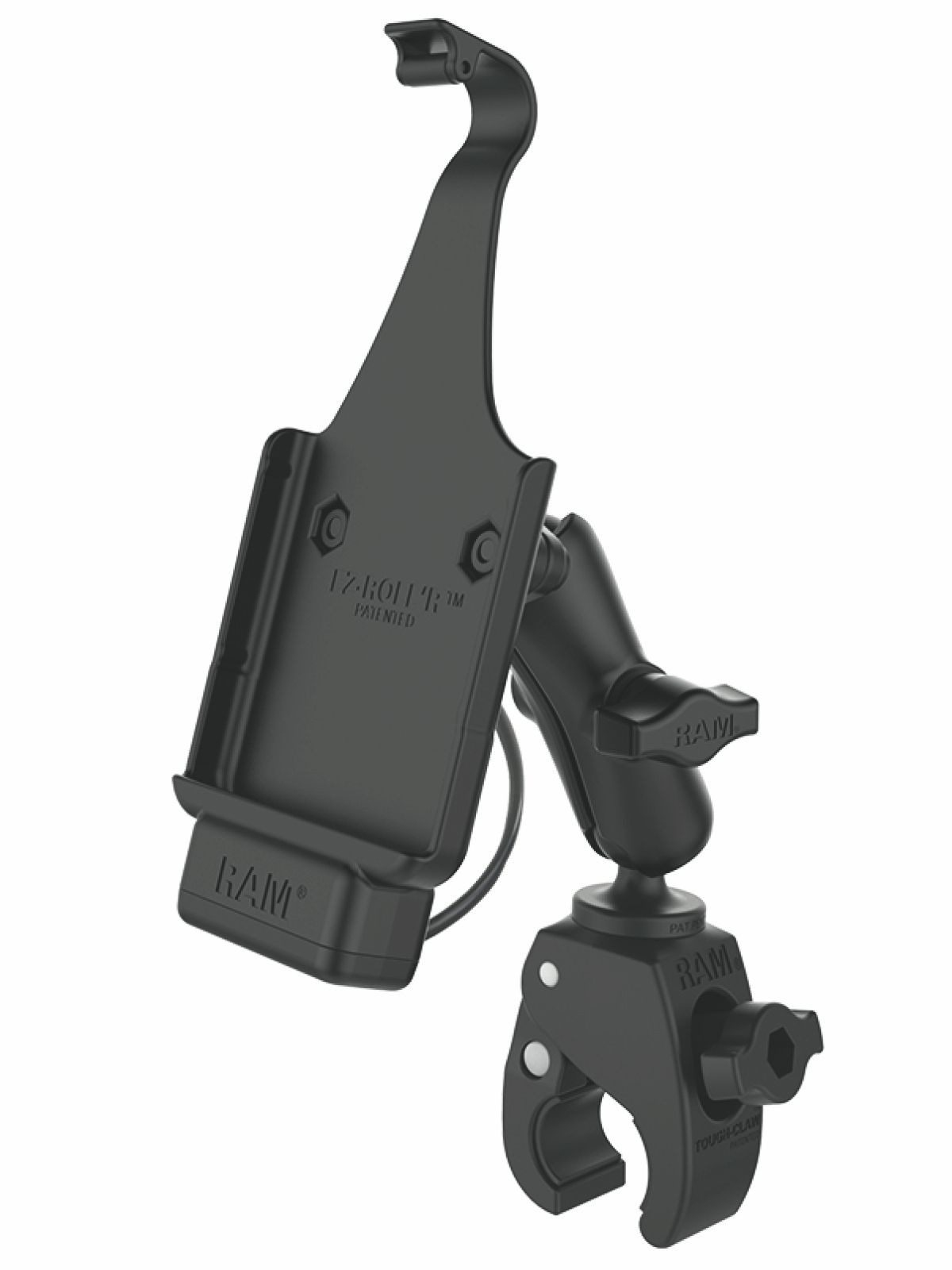 RAM Mounts Tough-Claw Halterung Samsung Xcover Pro - B-Kugel (1 Zoll), Tough-Claw klein (Durchmesser 15,9-29,0 mm), Stromanbindung