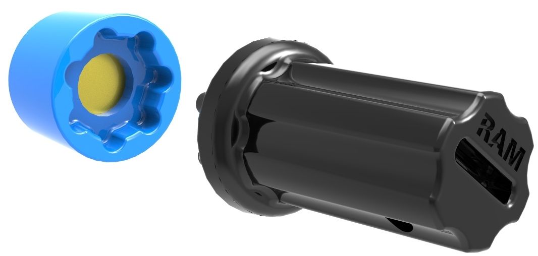 RAM SECURITY KNOB 5/16 STUD SIZE KEY 7