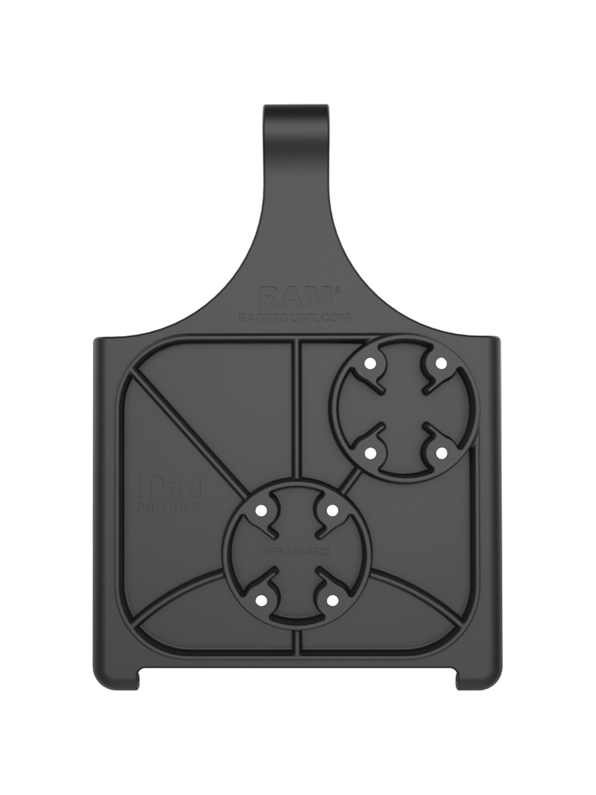 RAM Mounts EZ-Roll'r Form-Fit Halteschale für Apple iPad Air 3 & Pro 10.5 - Ohne Schutzhülle