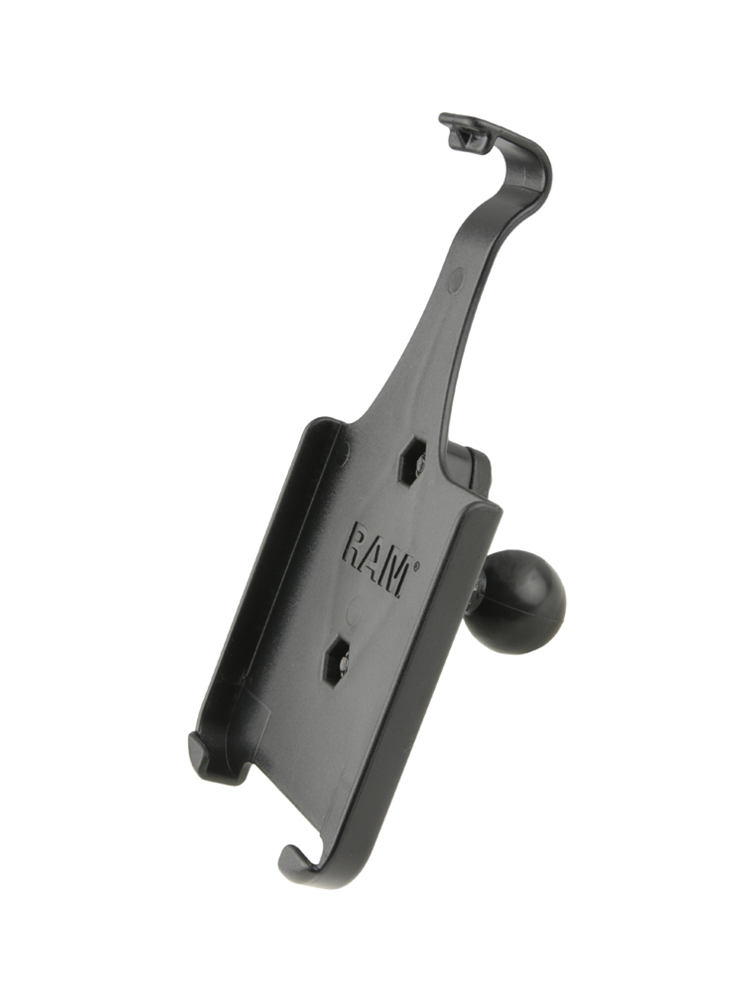 RAM Mounts EZ-Roll'r Form-Fit Halteschale für Apple iPhone 12 Pro Max & 13 Pro Max - Ohne Schutzhülle - Inkl. Diamond (Trapez) Basiskugel (B-Kugel)