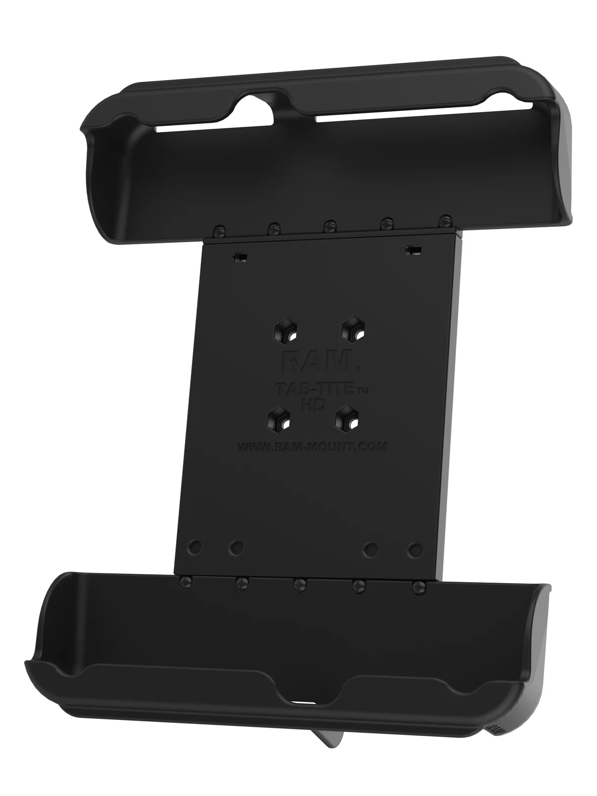 RAM Mounts Tab-Tite Universal Halteschale für Panasonic FZ-G2, FZ-A3, Getac UX10 und weitere Tablets bis zu 10 Zoll - AMPS-Aufnahme, Schrauben-Set