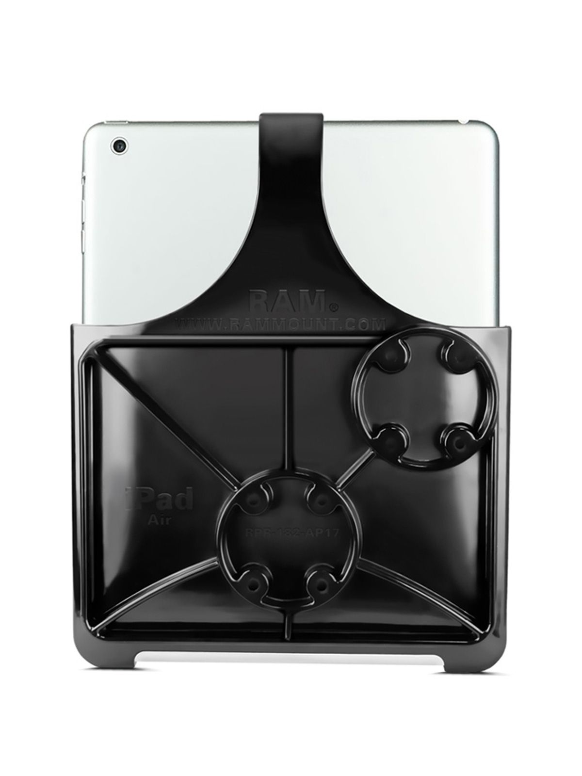 RAM Mounts EZ-Roll'r Form-Fit Halteschale für Apple iPad (5. & 6. Gen.), Air 1-2, Pro 9.7 - Ohne Schutzhülle