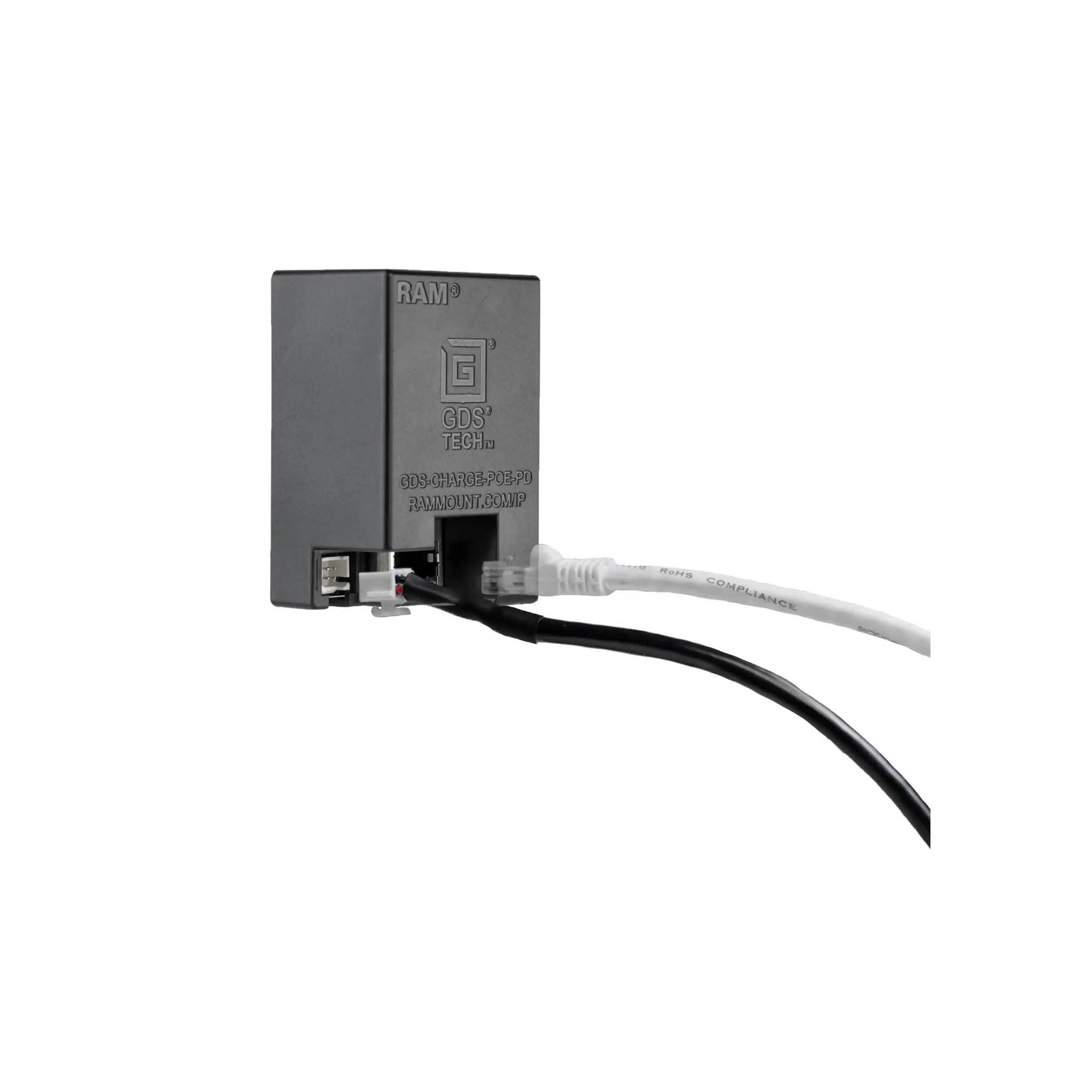 RAM Mounts GDS Lade-Modul - PoE auf Power Delivery, JST- & RJ45-Buchsen RAM Mounts GDS Lade-Modul - PoE auf Power Delivery, JST- & RJ45-Buchsen