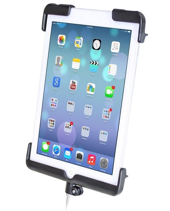 RAM Mounts Tab-Tite Universal Halteschale für Apple iPad mini 1-3 (ohne Schutzhüllen) - AMPS-Aufnahme, Schrauben-Set