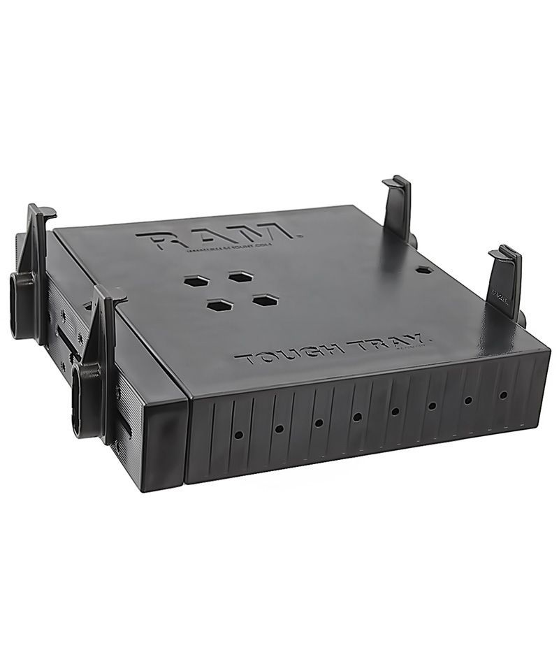 RAM Mounts Tough-Tray mit flachen Seitenarmen Universal Laptop-Halterung für 10-16 Zoll - AMPS-Lochmuster