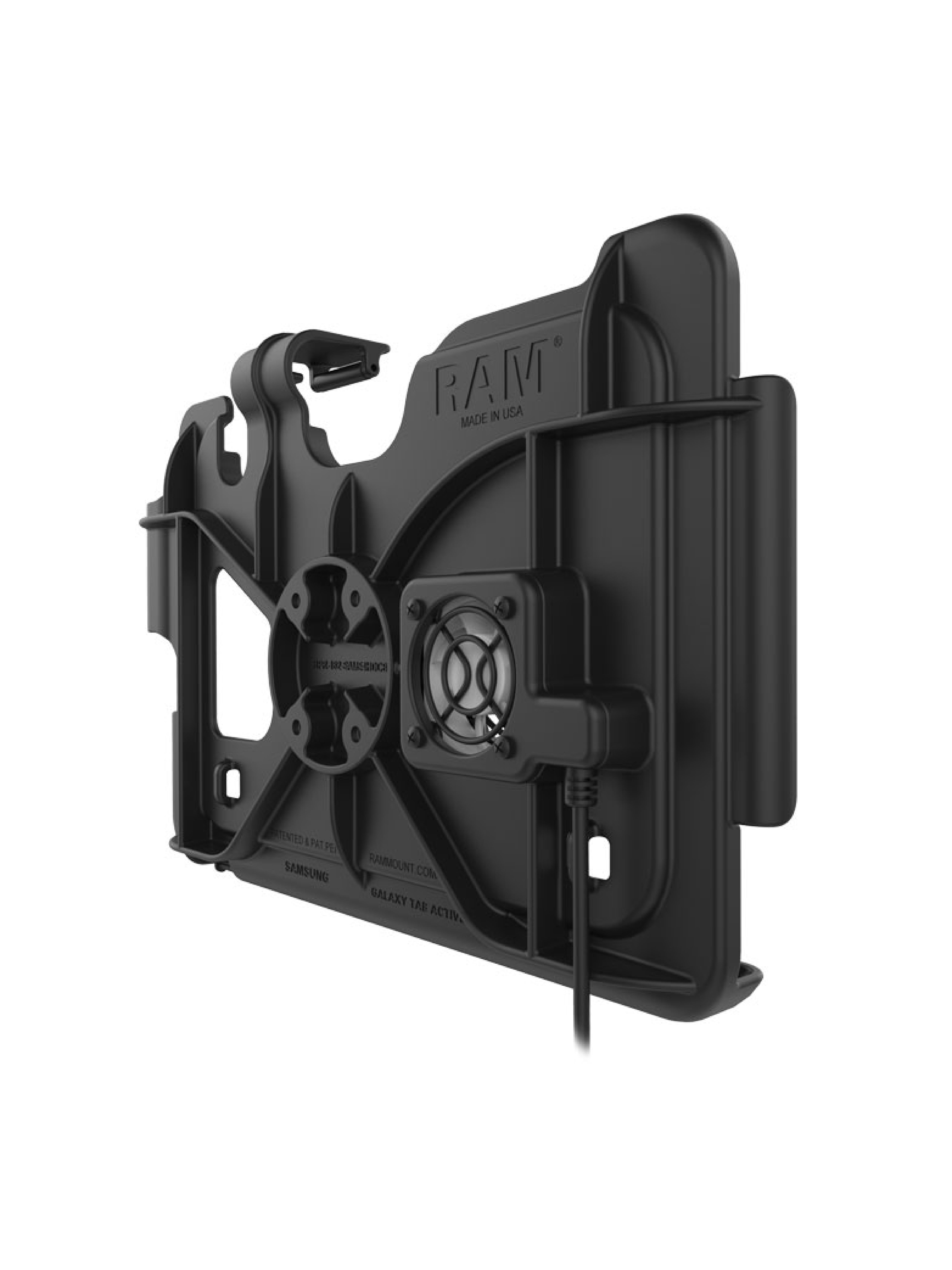 RAM Mounts Tough-Case Halteschale Samsung Tab Active4 Pro & Active5 Pro - mit Ventilator - AMPS-Aufnahme
