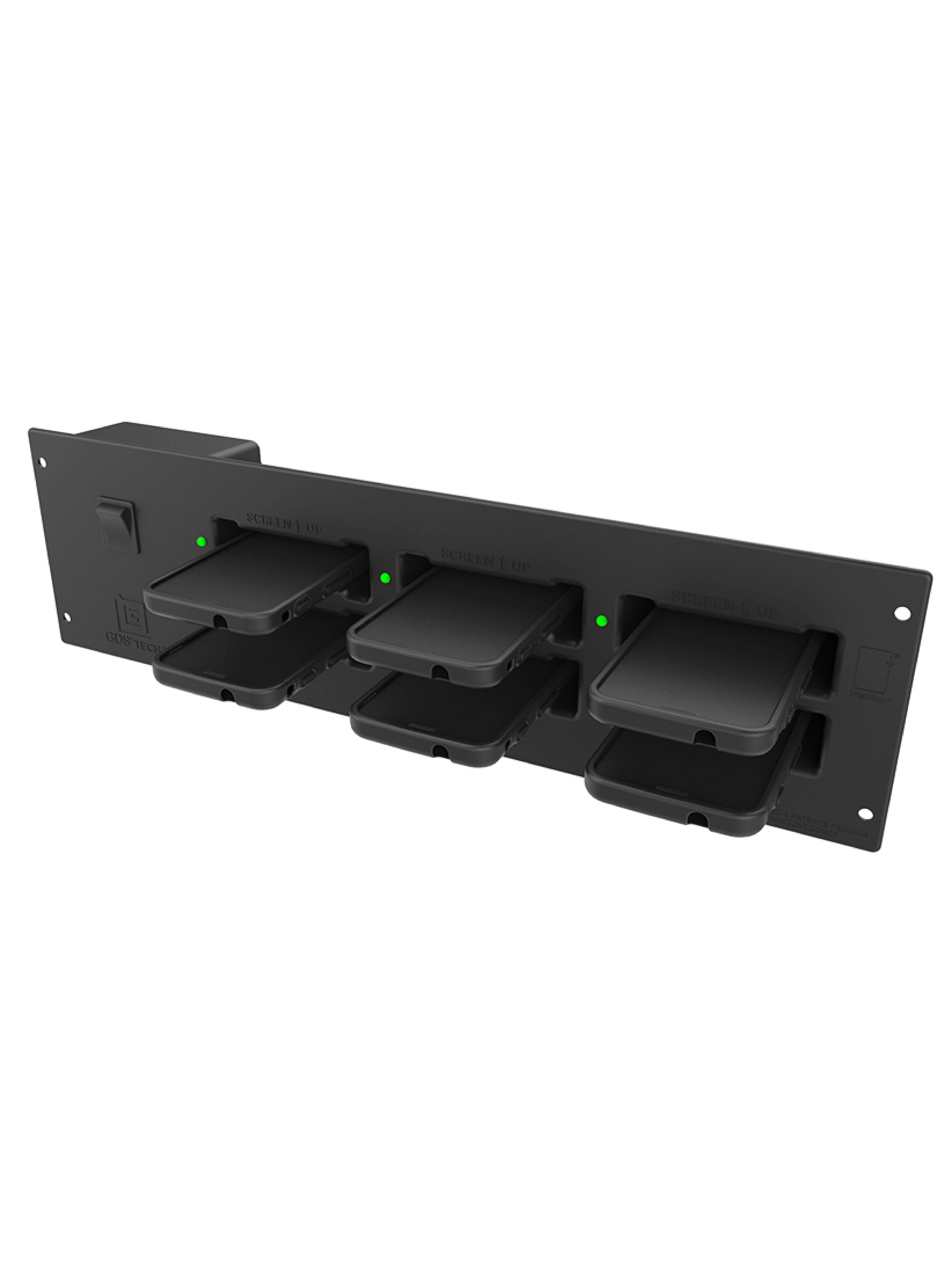RAM Mounts 6-fach GDS Einbau-Ladestation (Rack) für Smartphones - In IntelliSkin Schutzhülle